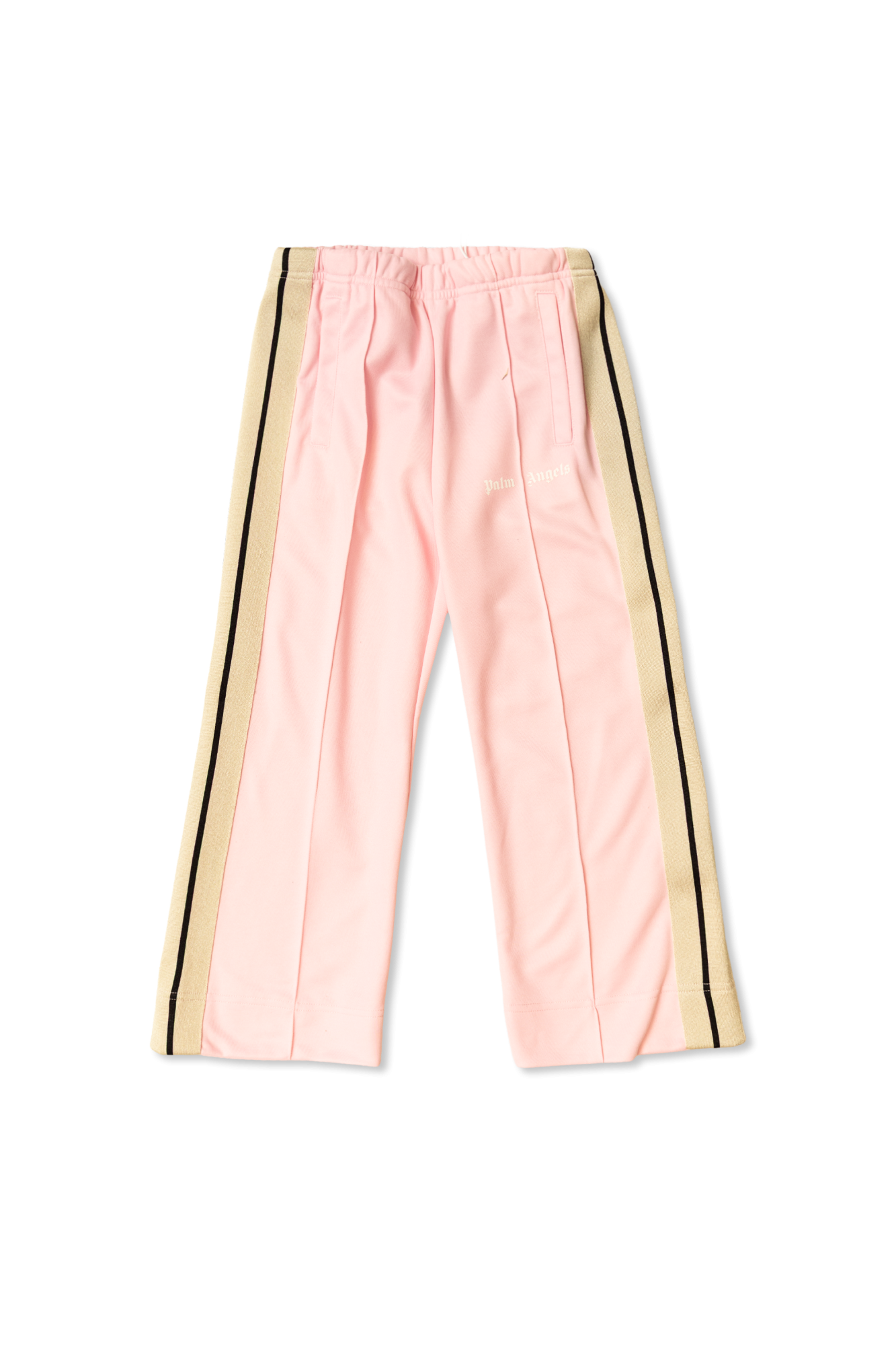 Palm Angels Kids Spodnie Dresowe Z Nogawkami O Prostym Kroju, Unisex, Różowy
