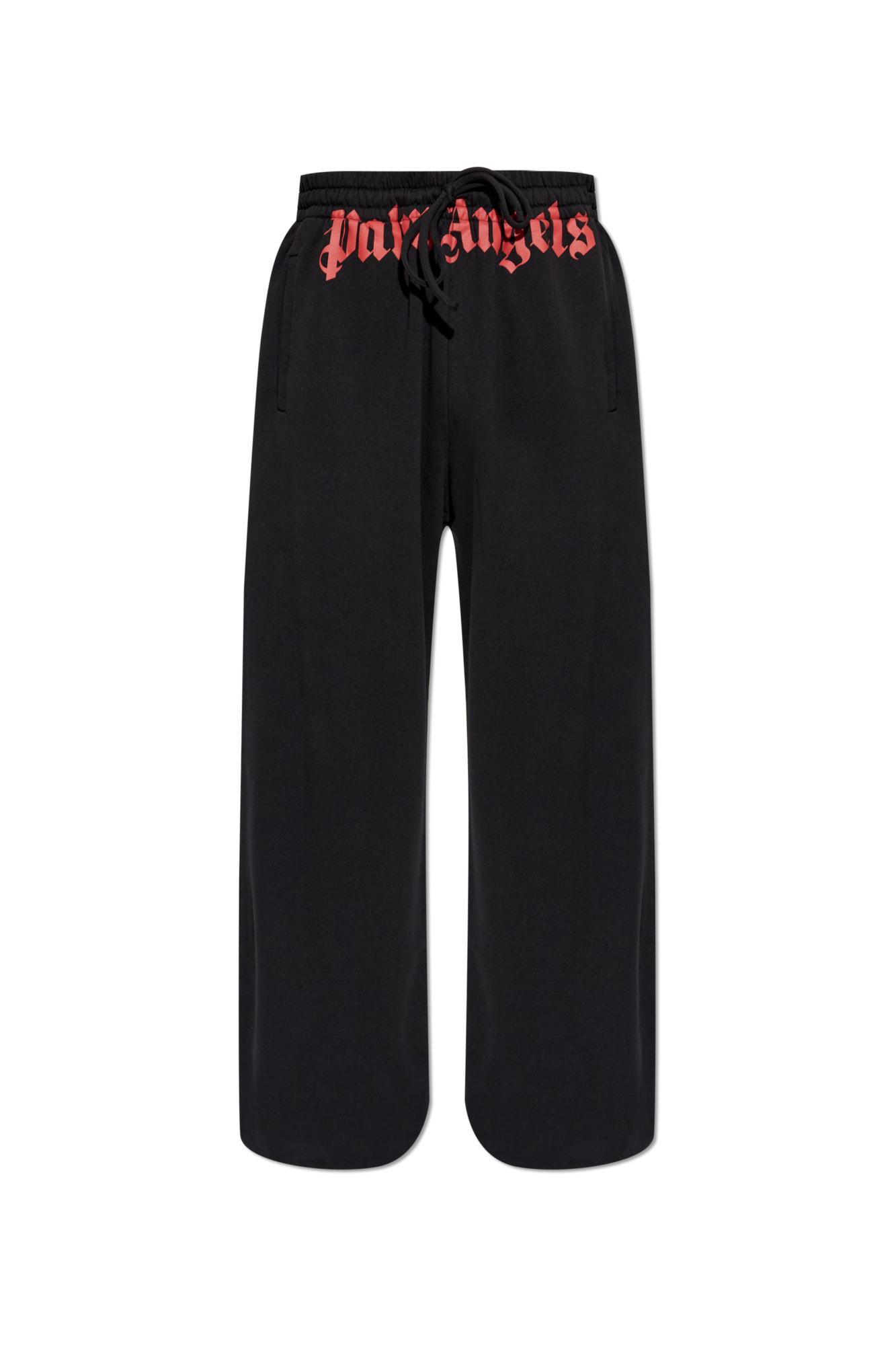 Palm Angels Spodnie Dresowe Z Logo, Mężczyźni, Czarny