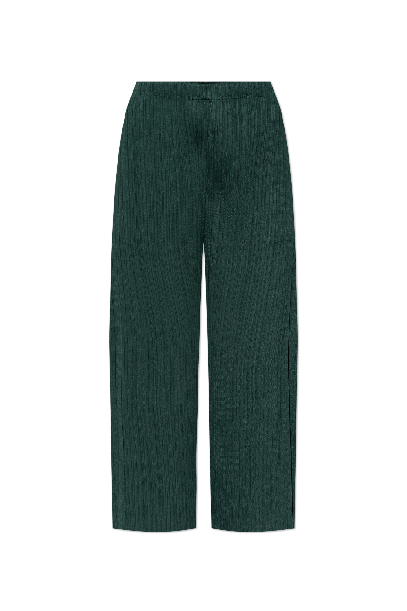 Pleats Please Issey Miyake Plisowane Spodnie, Kobiety, Zielony