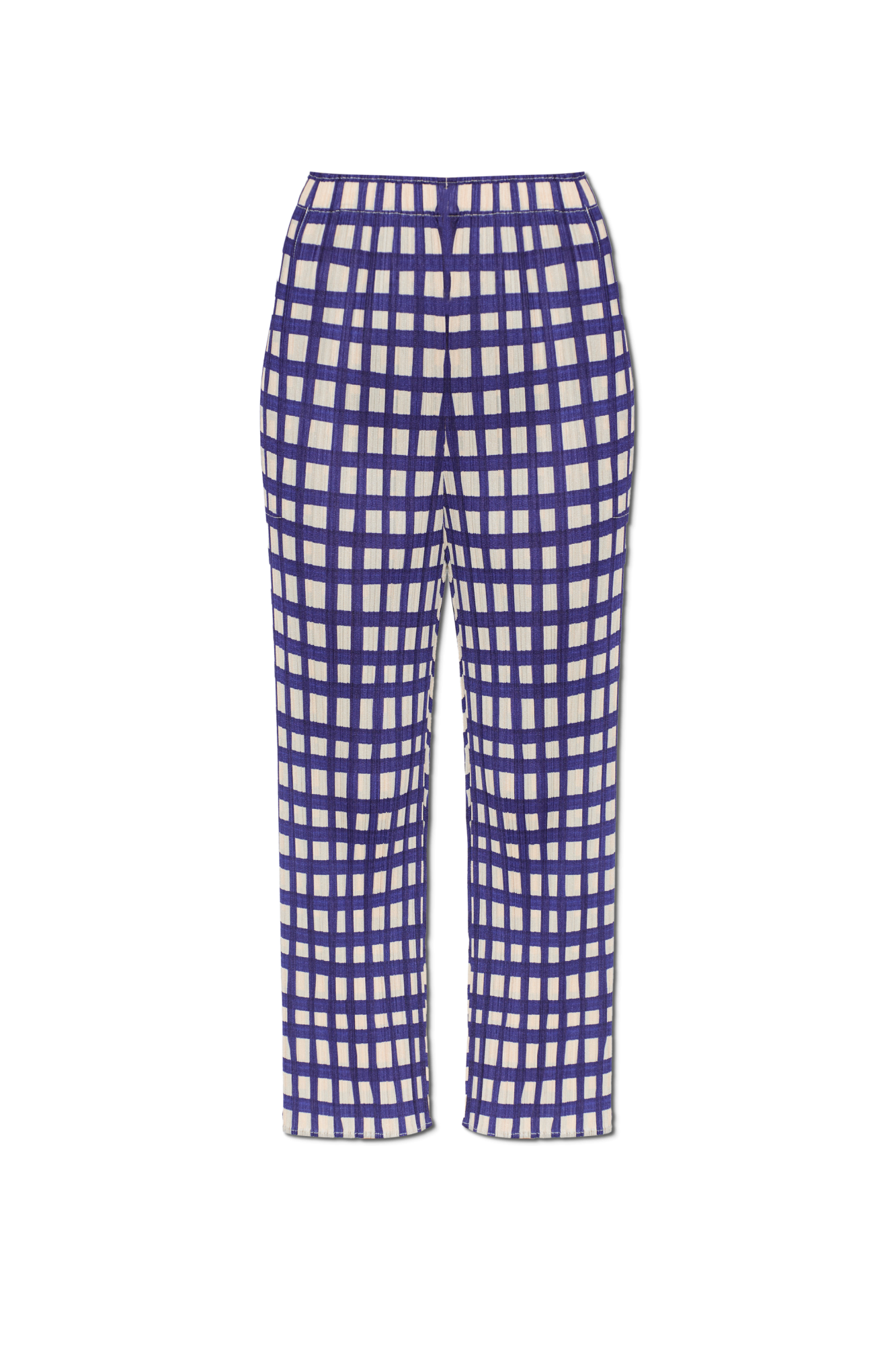Pleats Please Issey Miyake Plisowane Spodnie, Kobiety, Fioletowy