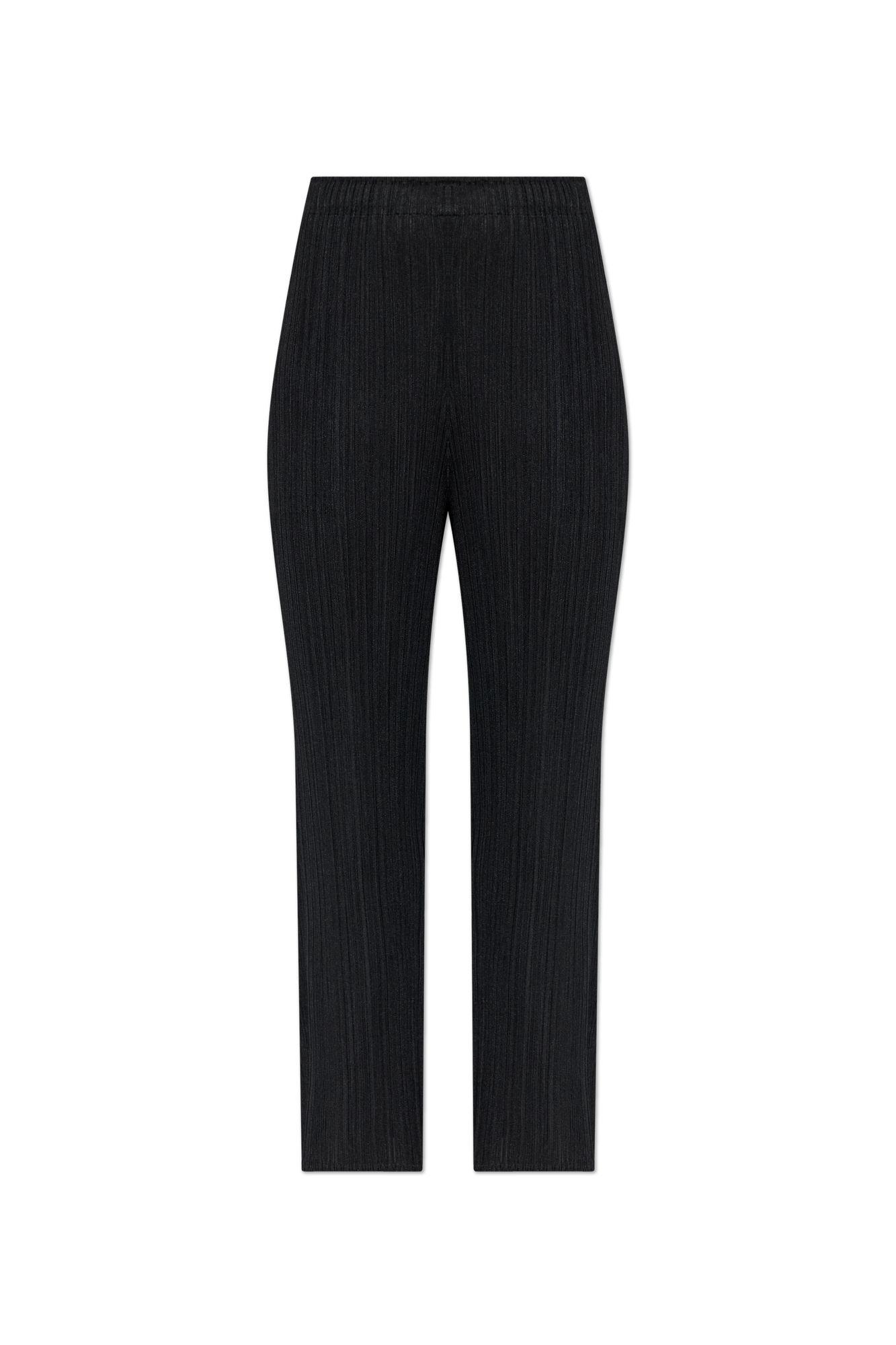 Pleats Please Issey Miyake Plisowane Spodnie, Kobiety, Czarny