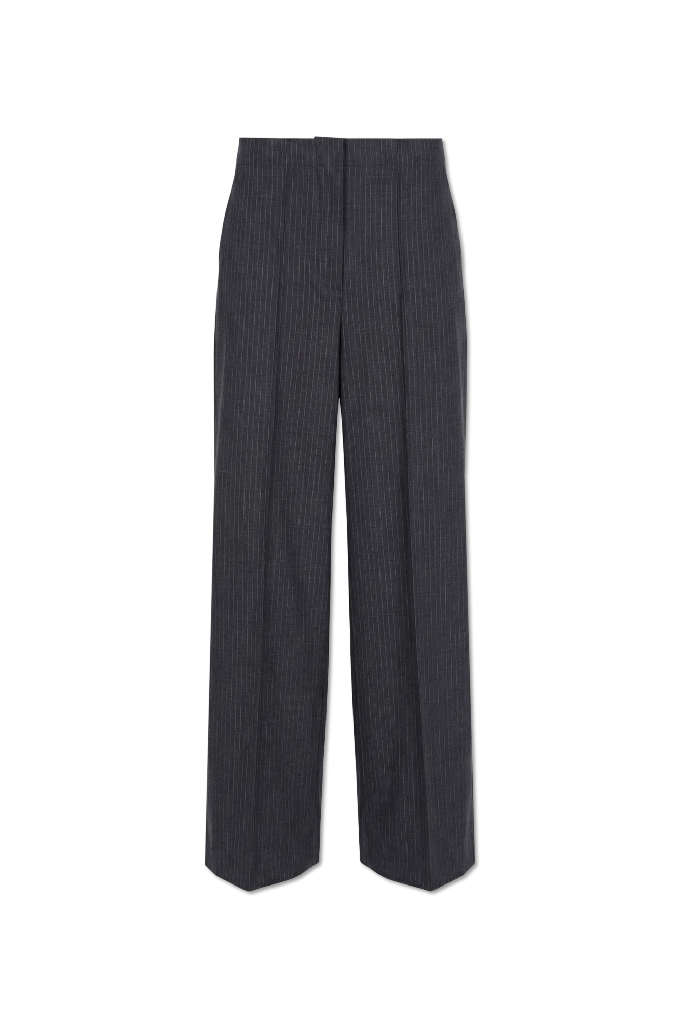 Rag & Bone Spodnie W Kant Ze Wzorem W Prążki, Kobiety, Szary