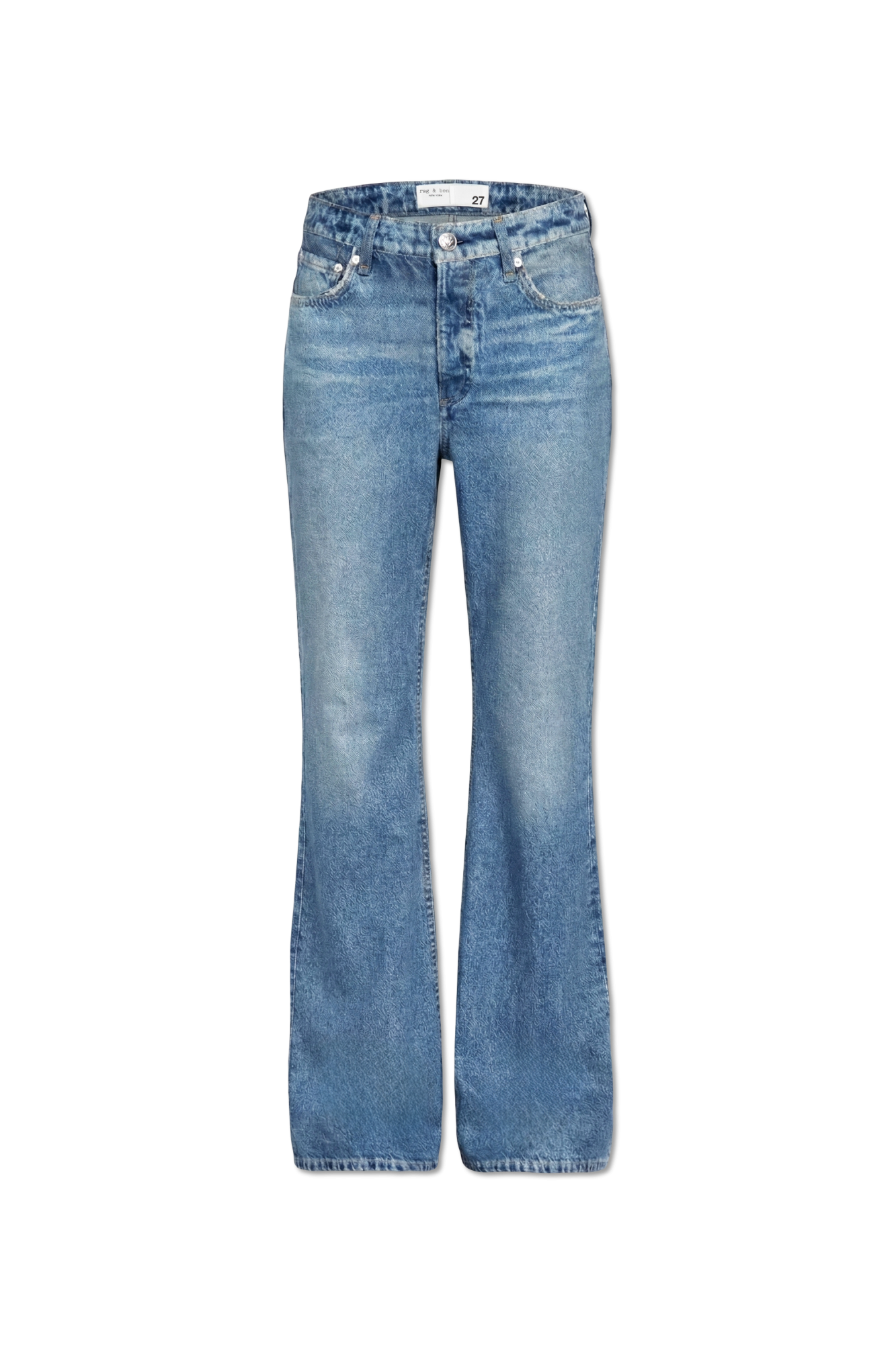 Rag & Bone Spodnie Z Rozszerzanymi Nogawkami, Kobiety, Niebieski