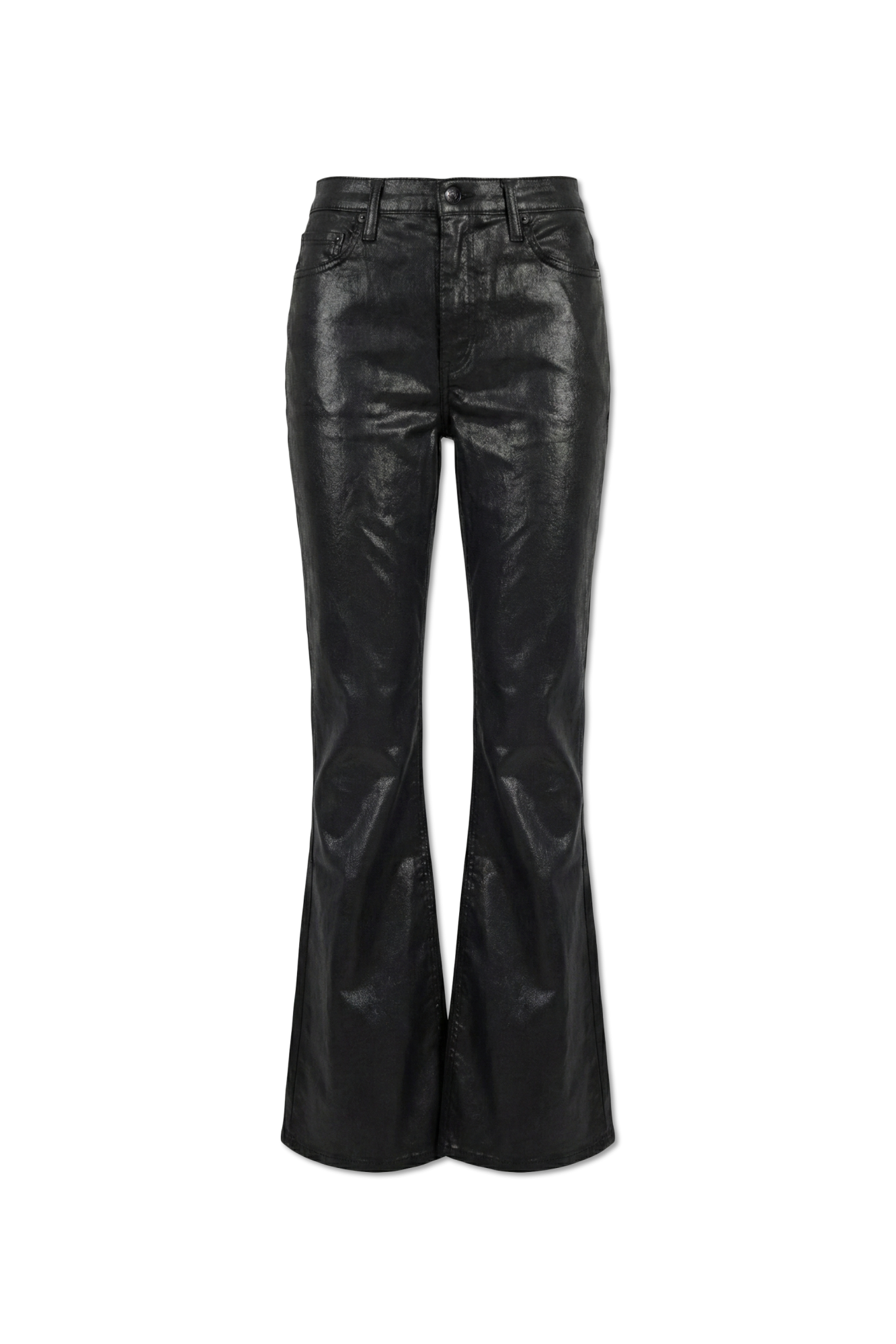 Rag & Bone Jeansy Z Rozszerzanymi Nogawkami, Kobiety, Czarny