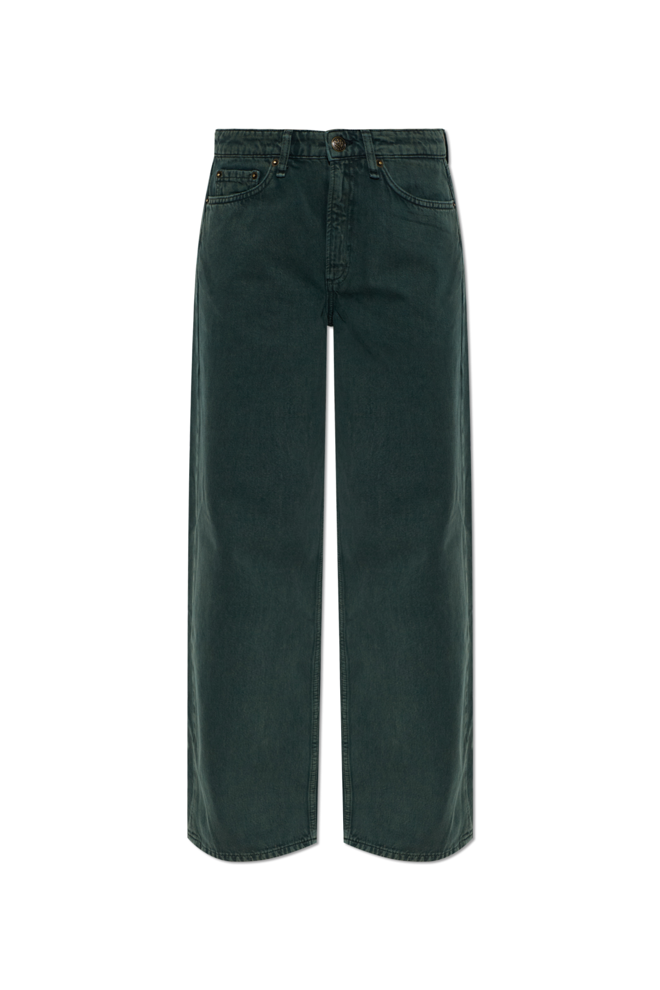 Rag & Bone Jeansy O Prostej Nogawce, Kobiety, Zielony