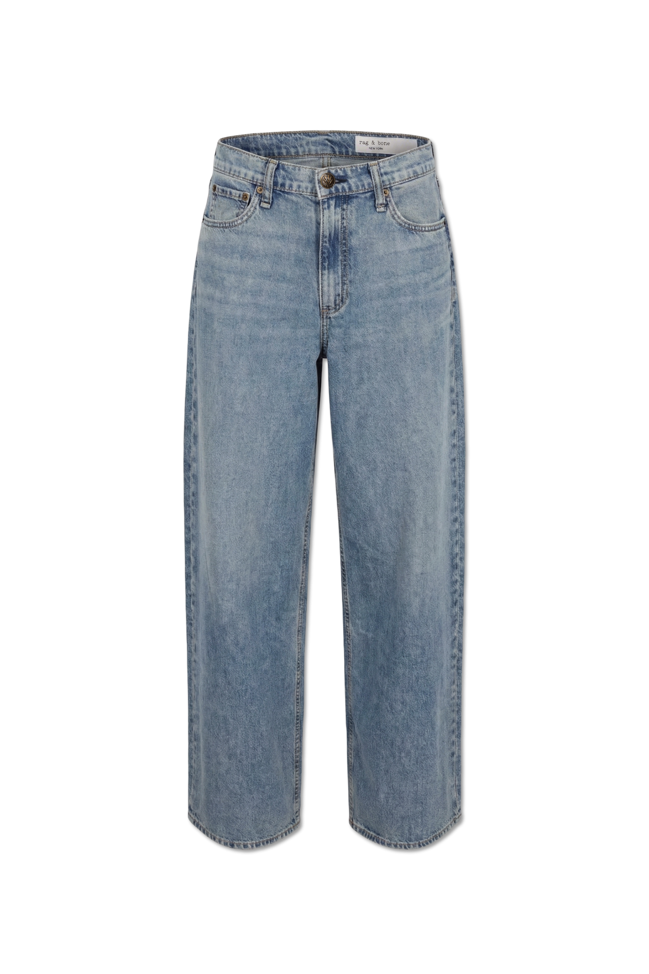 Rag & Bone Jeansy Z Szerokimi Nogawkami, Kobiety, Niebieski