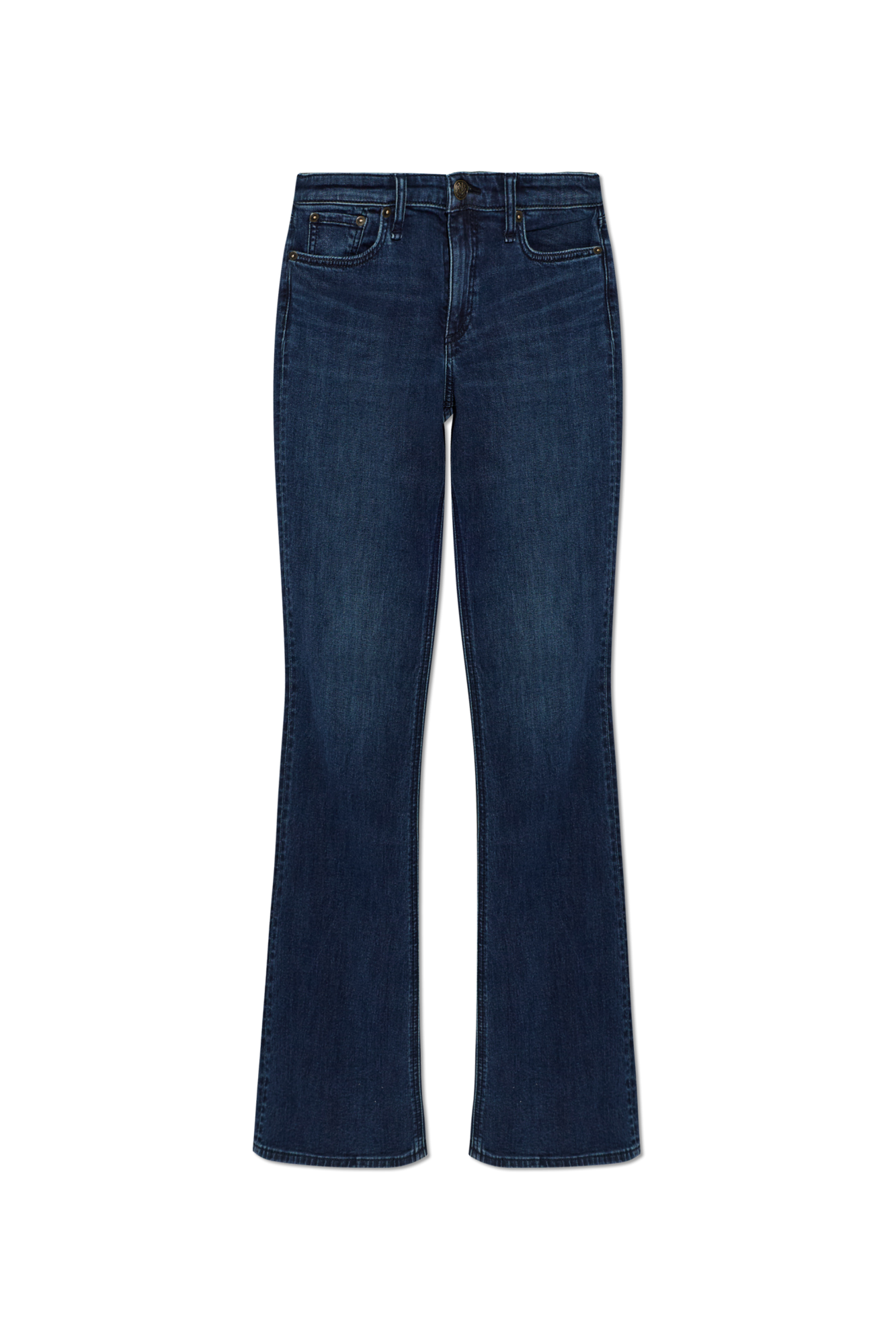 Rag & Bone Jeansy Typu ‘flare’, Kobiety, Granatowy