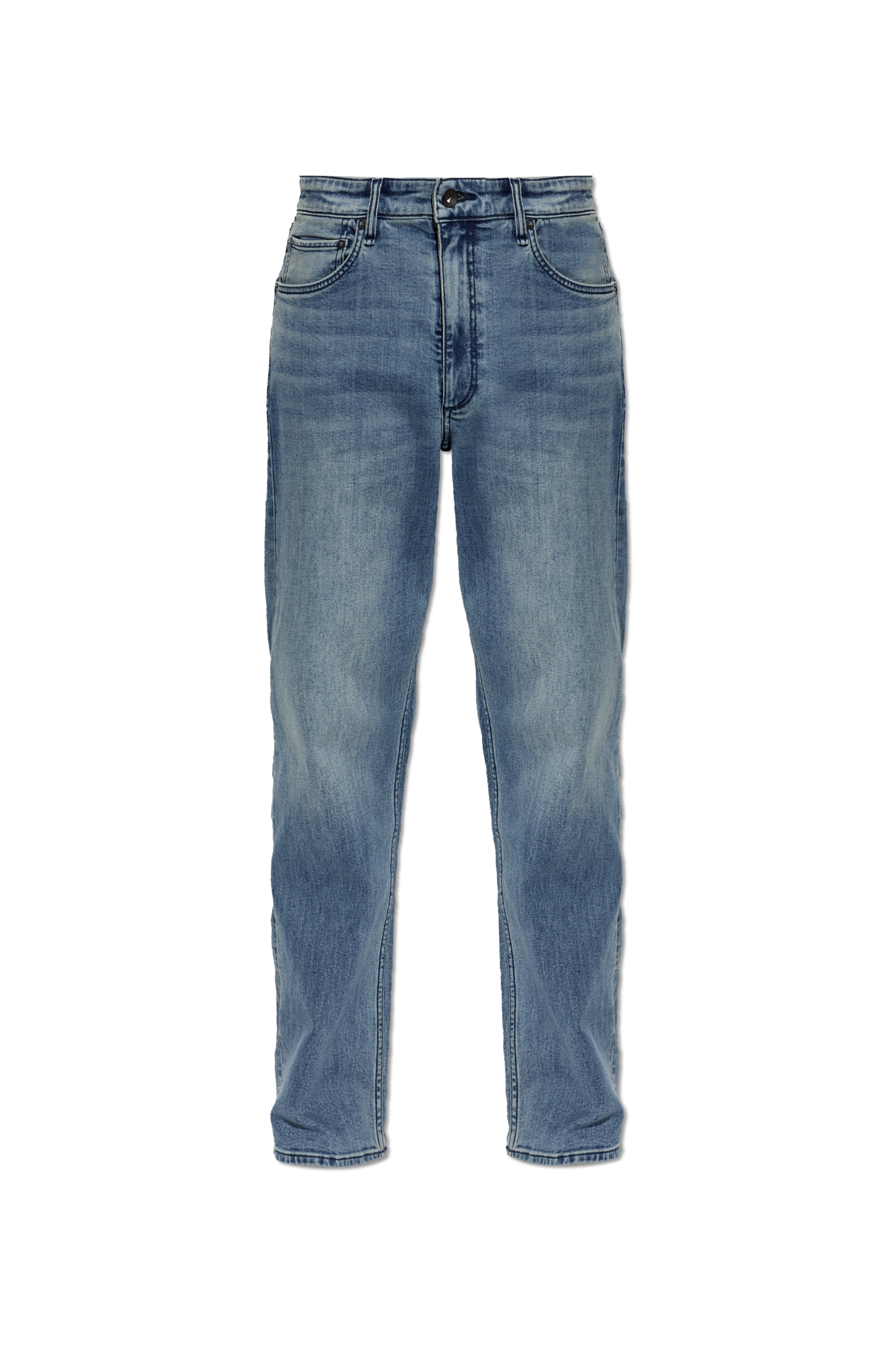 Rag & Bone Jeansy Z Nogawkami O Prostym Kroju, Mężczyźni, Niebieski
