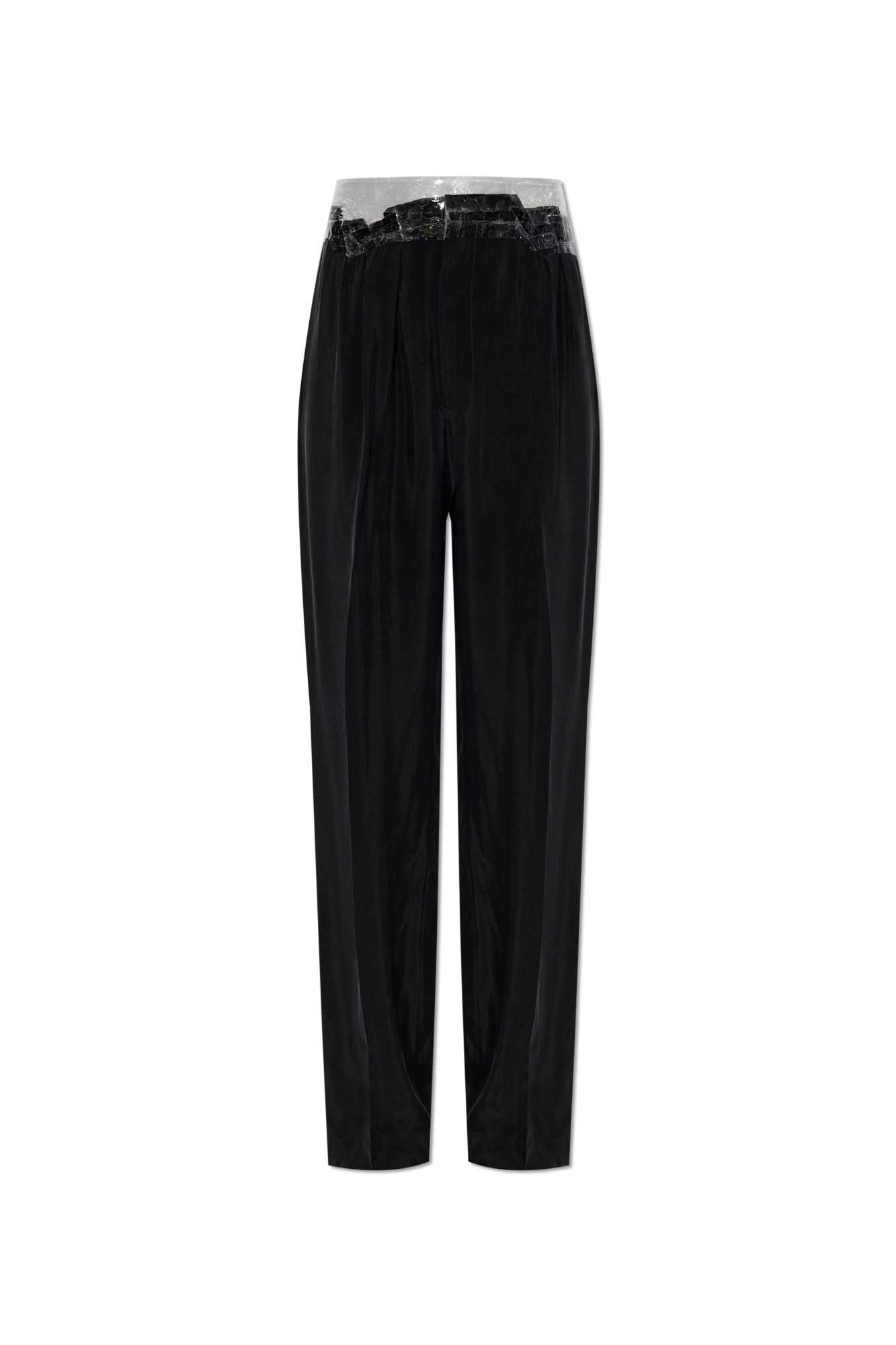 Maison Margiela Spodnie Z Zaszewkami, Kobiety, Czarny