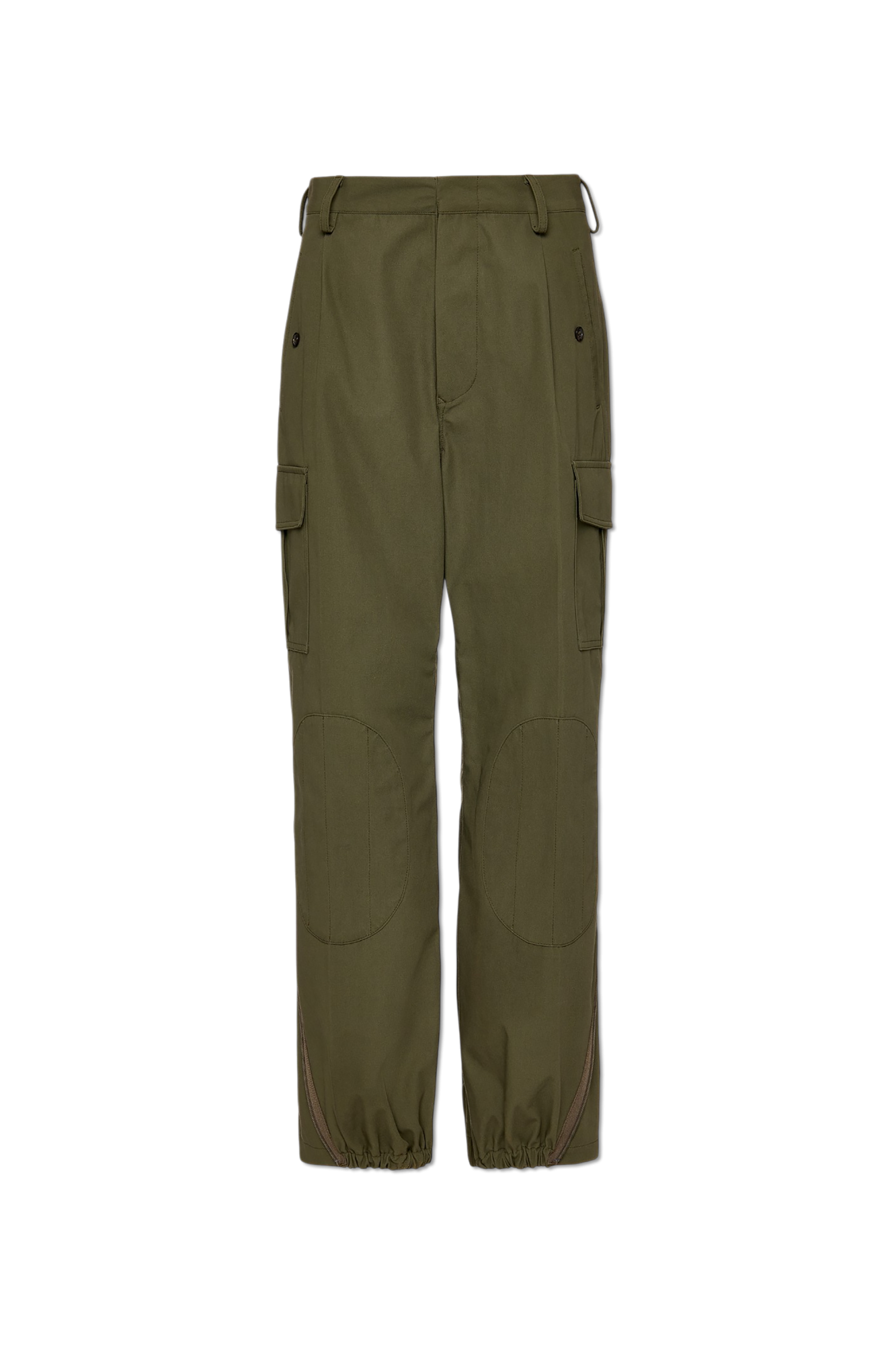 Maison Margiela Spodnie Typu `cargo`, Kobiety, Zielony