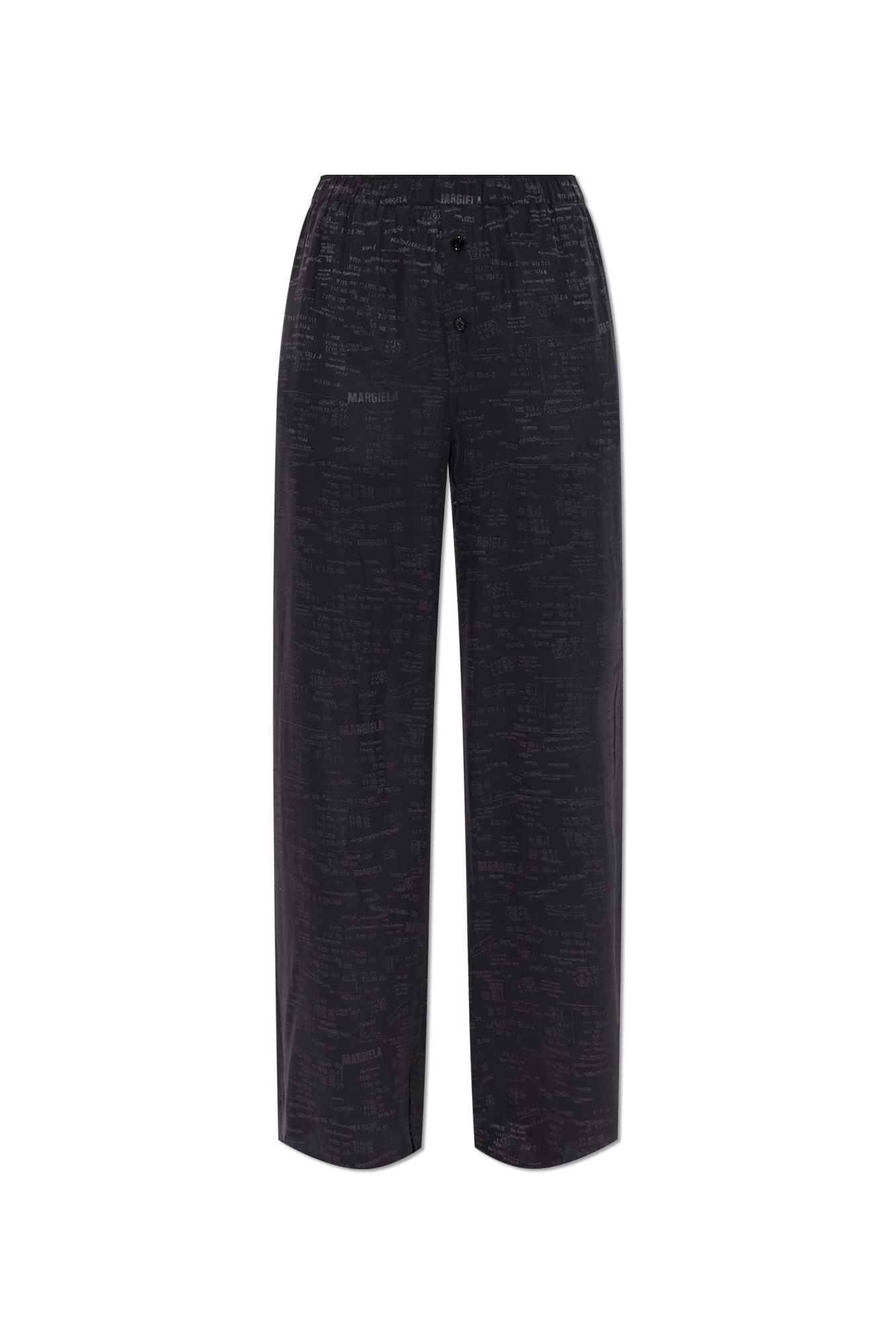 MM6 Maison Margiela Spodnie O Luźnym Kroju, Kobiety, Czarny