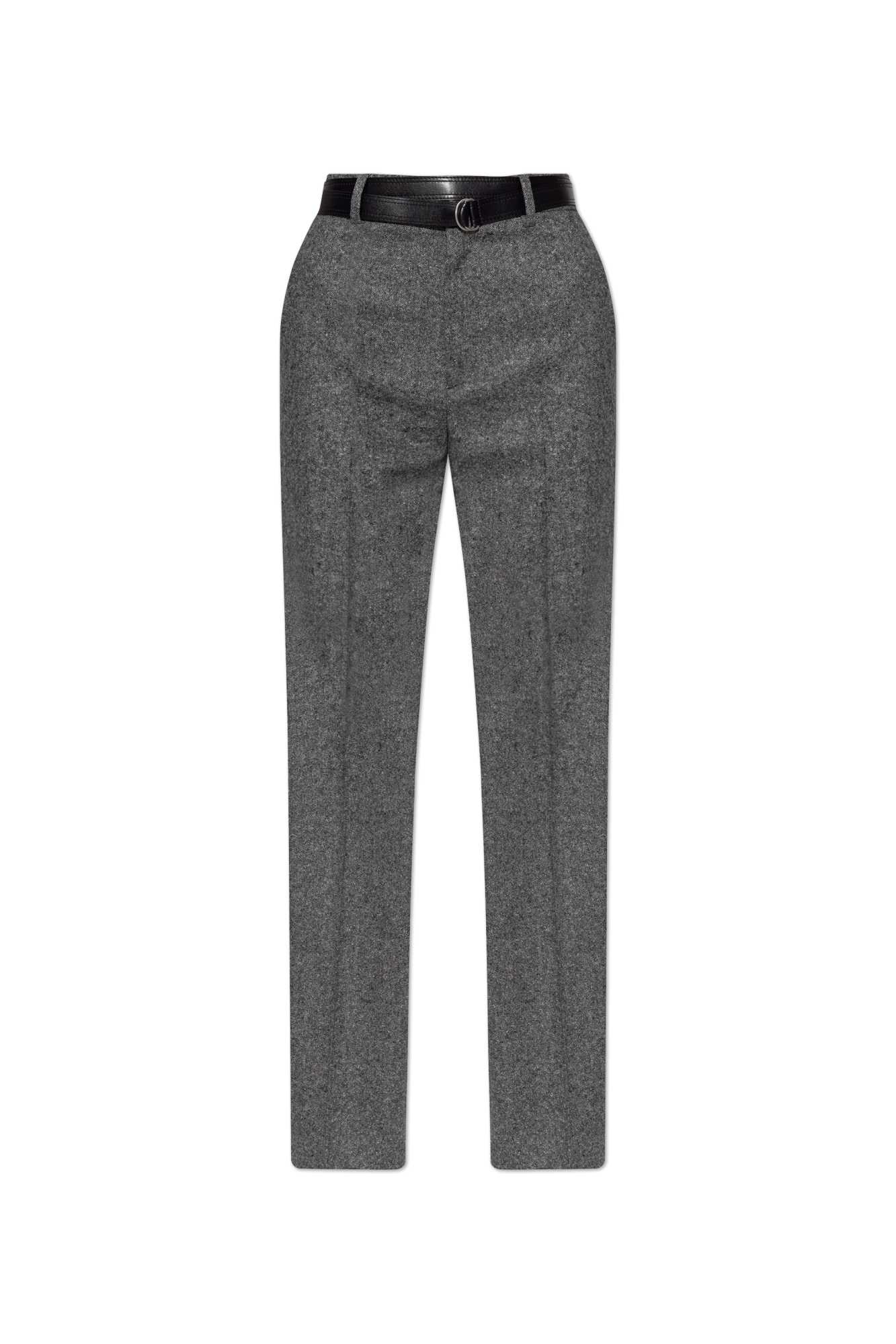 MM6 Maison Margiela Spodnie Z Paskiem, Kobiety, Szary