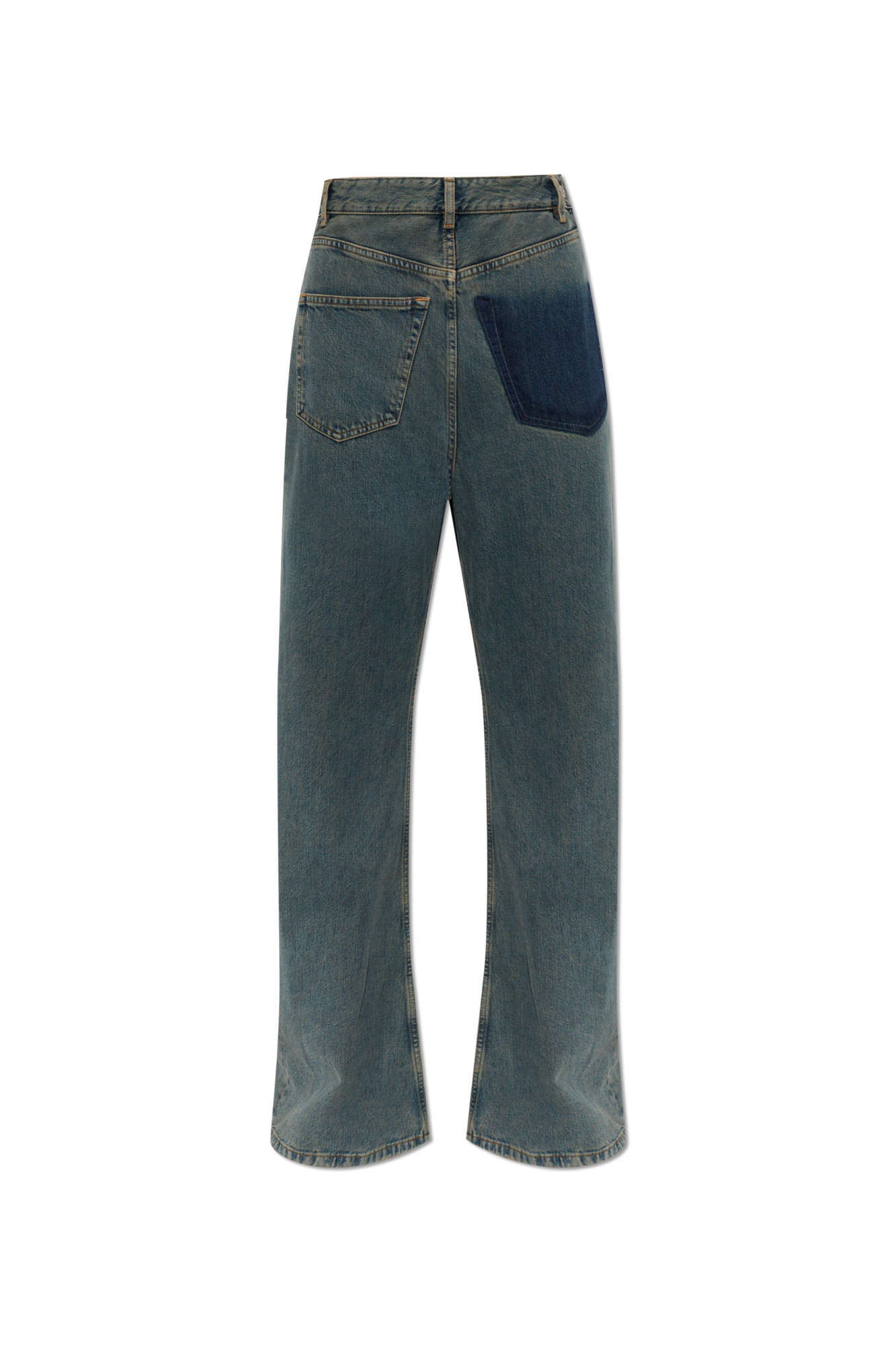 MM6 Maison Margiela Jeansy O Asymetrycznym Kroju, Kobiety, Granatowy