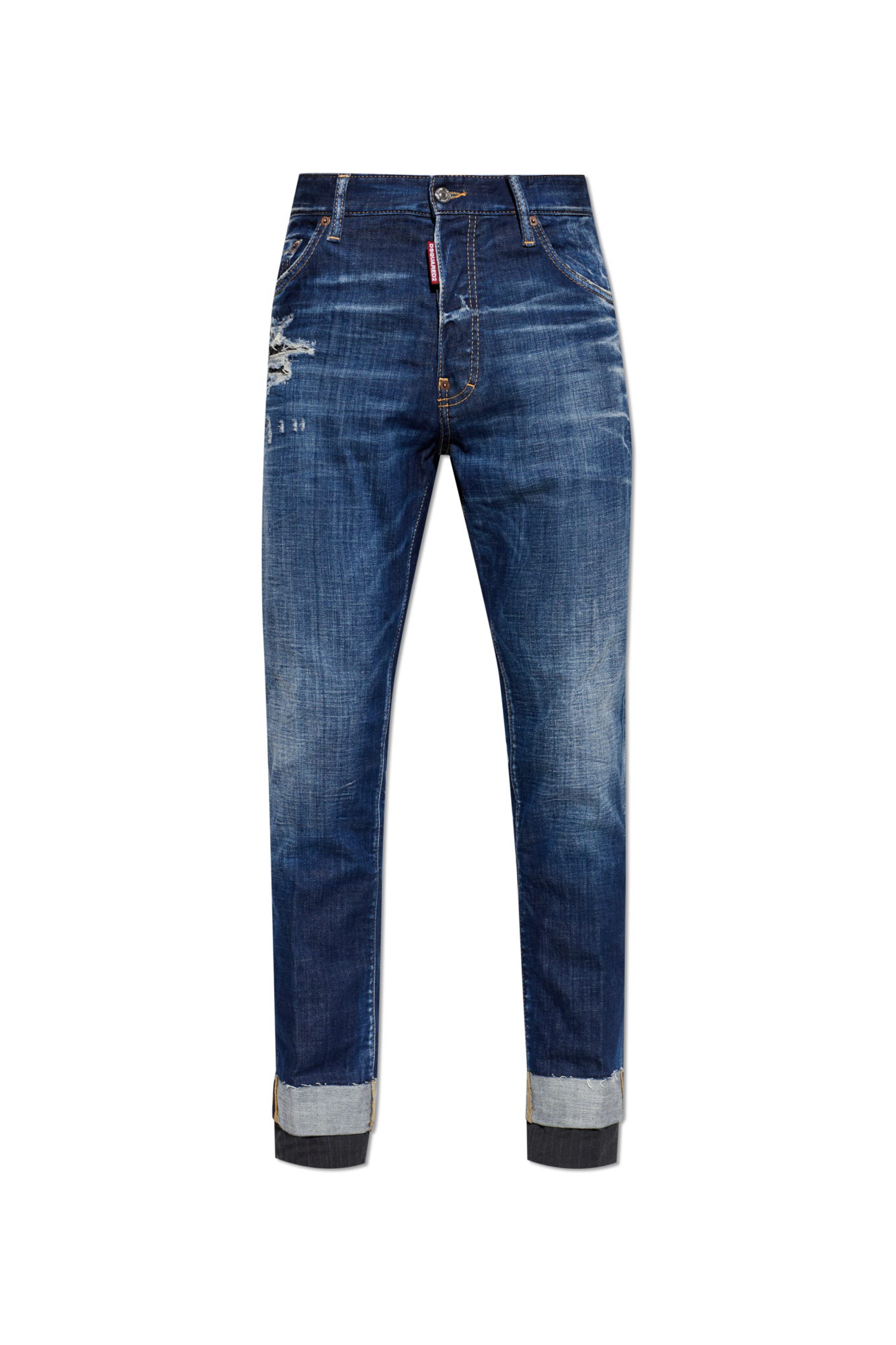 Dsquared2 Jeansy `Teddy`, Mężczyźni, Granatowy