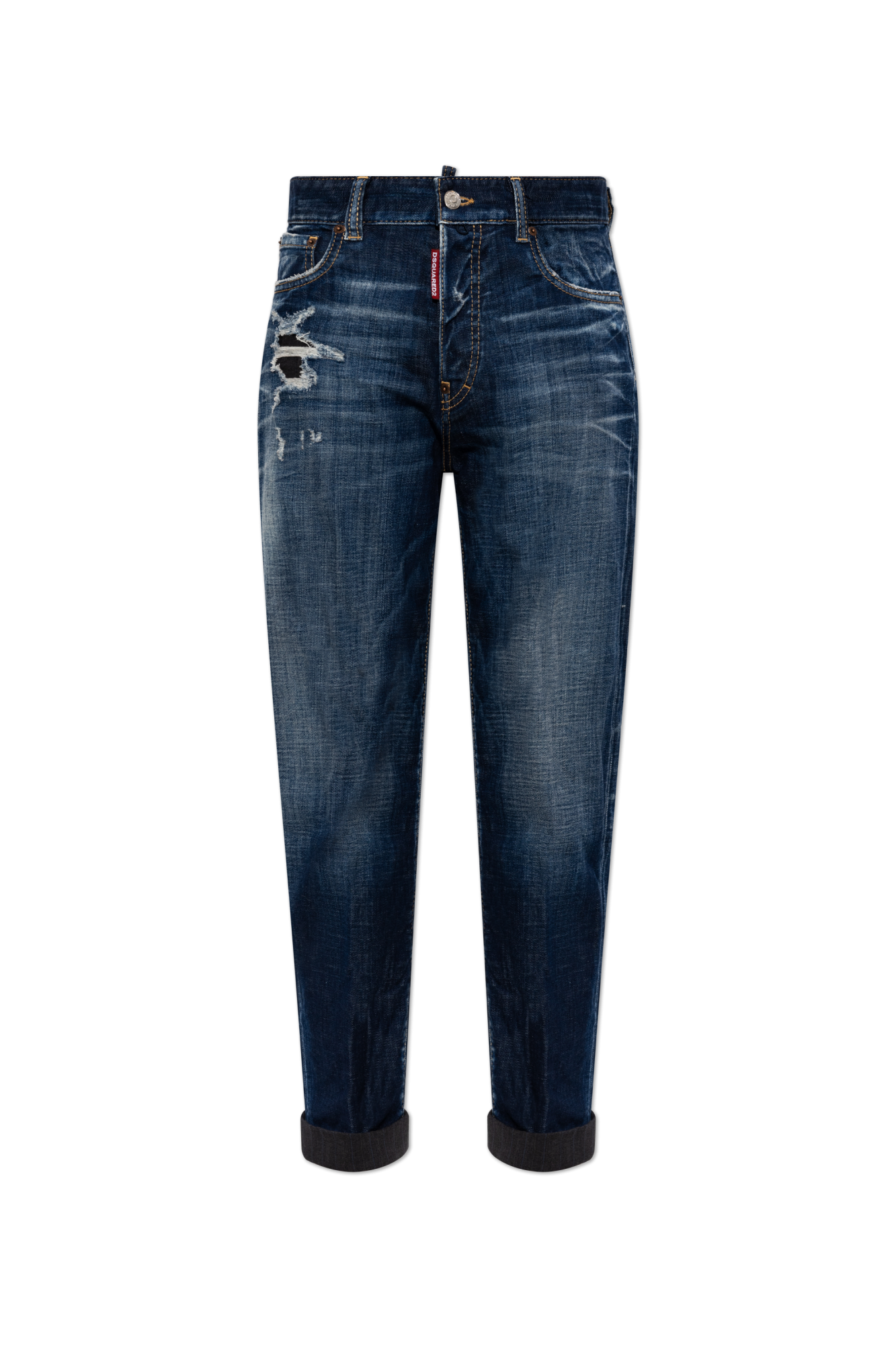 Dsquared2 Jeansy ‘Tomboy, Kobiety, Granatowy