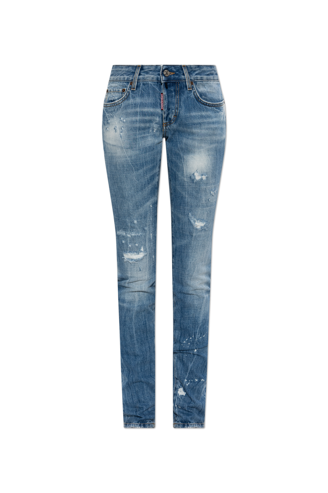 Dsquared2 Jeansy ‘Super Skinny’, Kobiety, Niebieski