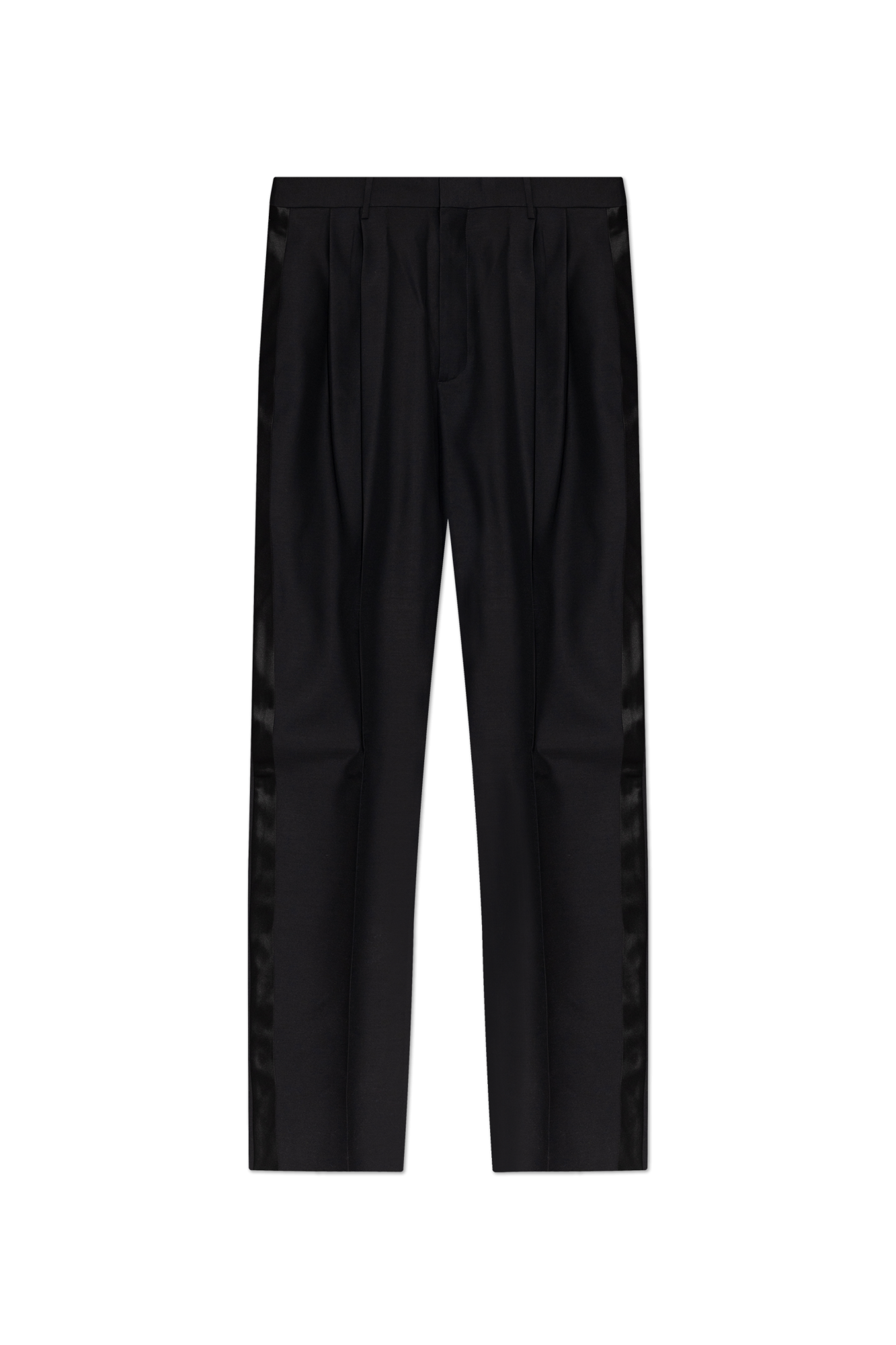 Dsquared2 Spodnie Z Lampasami, Mężczyźni, Czarny