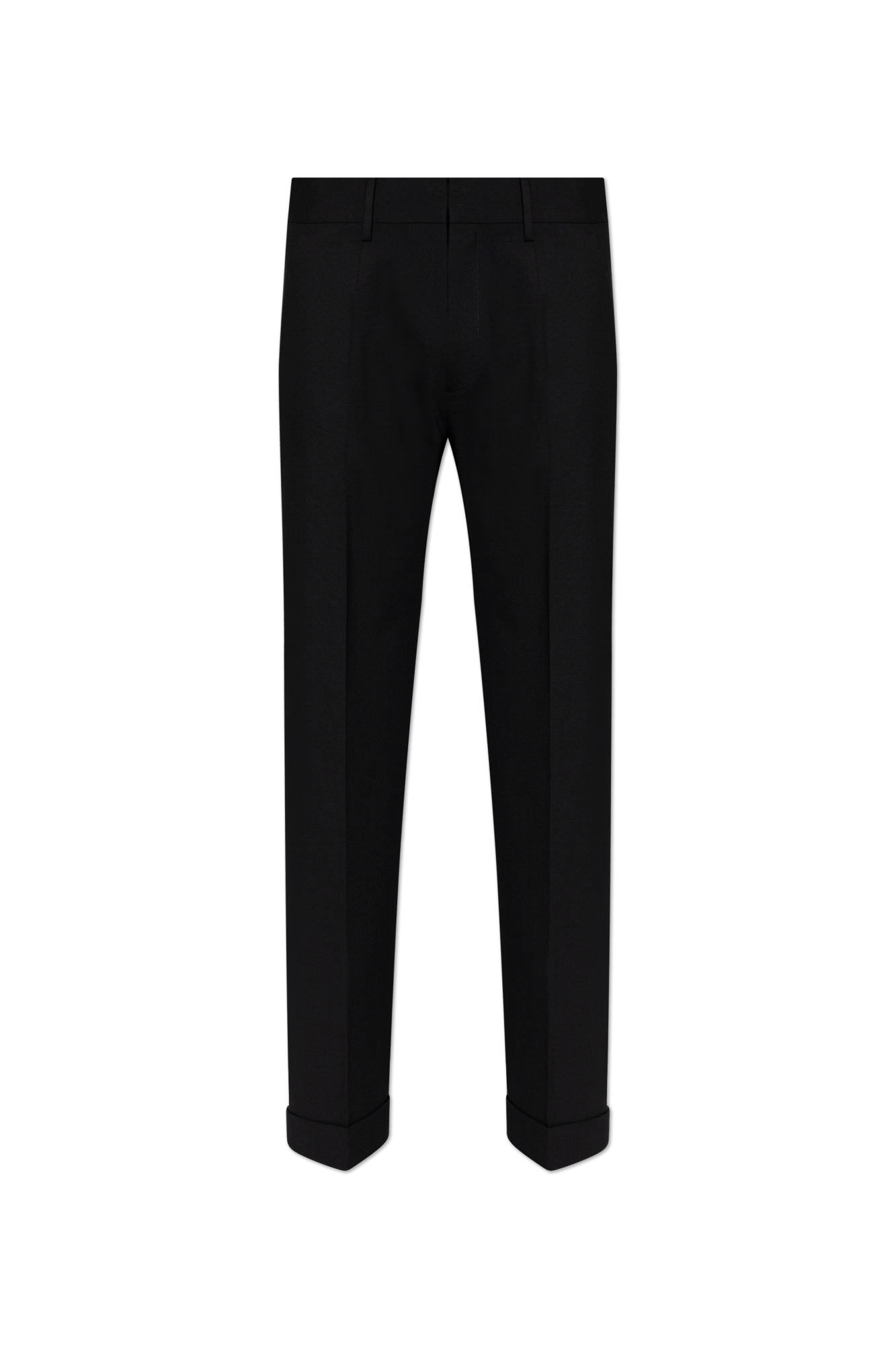 Dsquared2 Wełniane Spodnie, Mężczyźni, Czarny