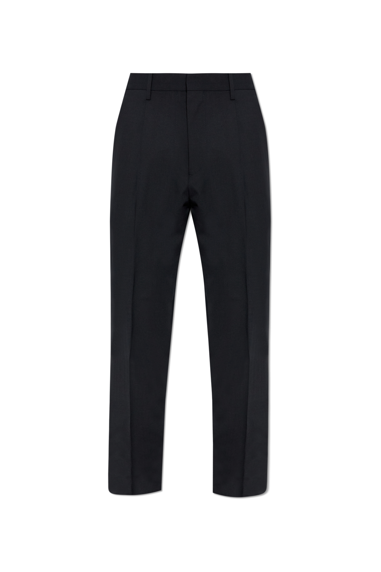 Dsquared2 Wełniane Spodnie, Mężczyźni, Czarny