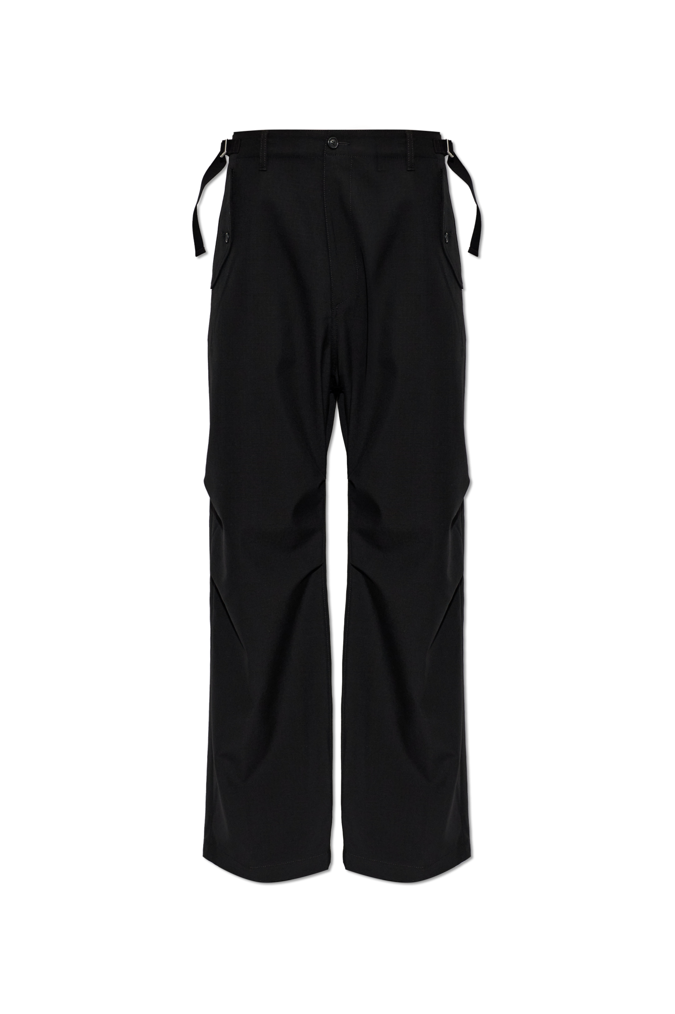 Dsquared2 Spodnie W Kant, Mężczyźni, Czarny