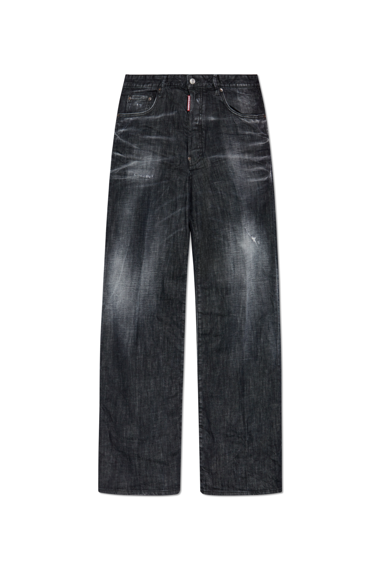 Dsquared2 Jeansy `Loose`, Mężczyźni, Czarny