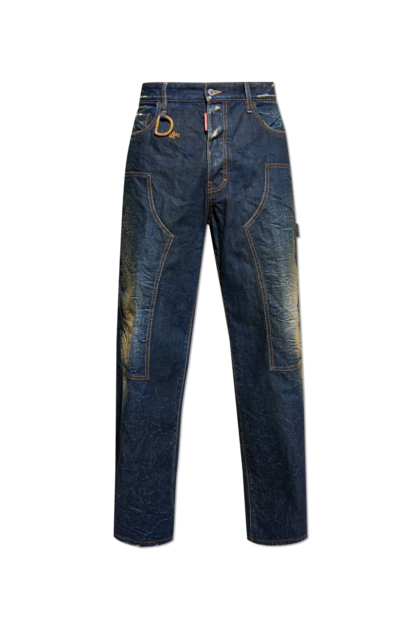 Dsquared2 Jeansy `Loose`, Mężczyźni, Granatowy