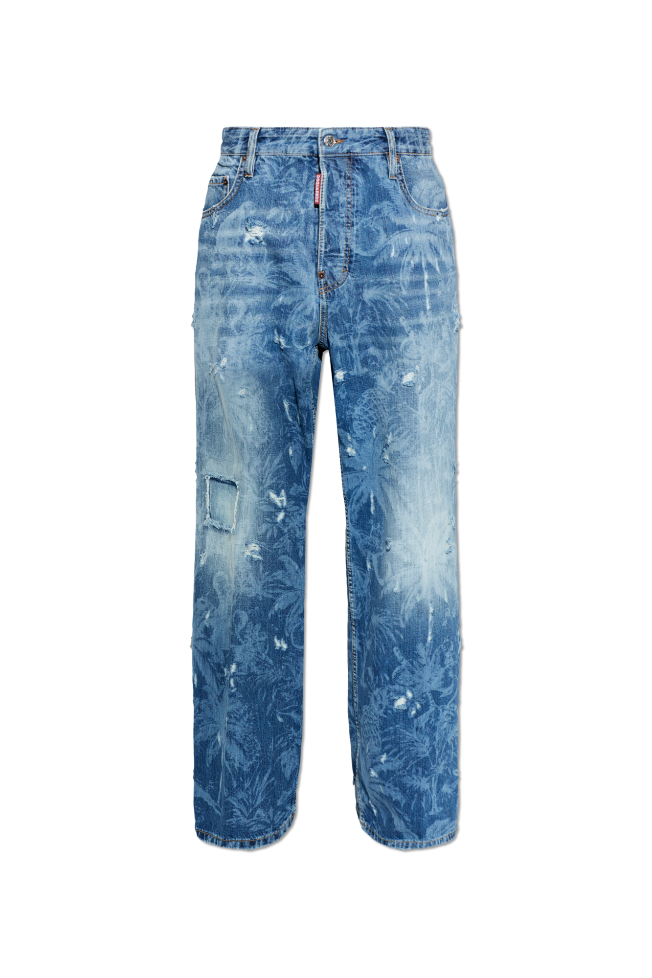 Dsquared2 Jeansy ‘Baggy’, Mężczyźni, Niebieski