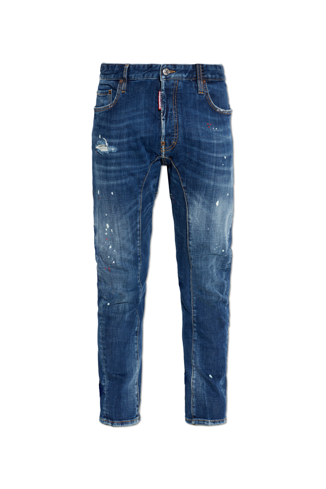 Dsquared2 Jeansy ‘Biker’, Mężczyźni, Granatowy