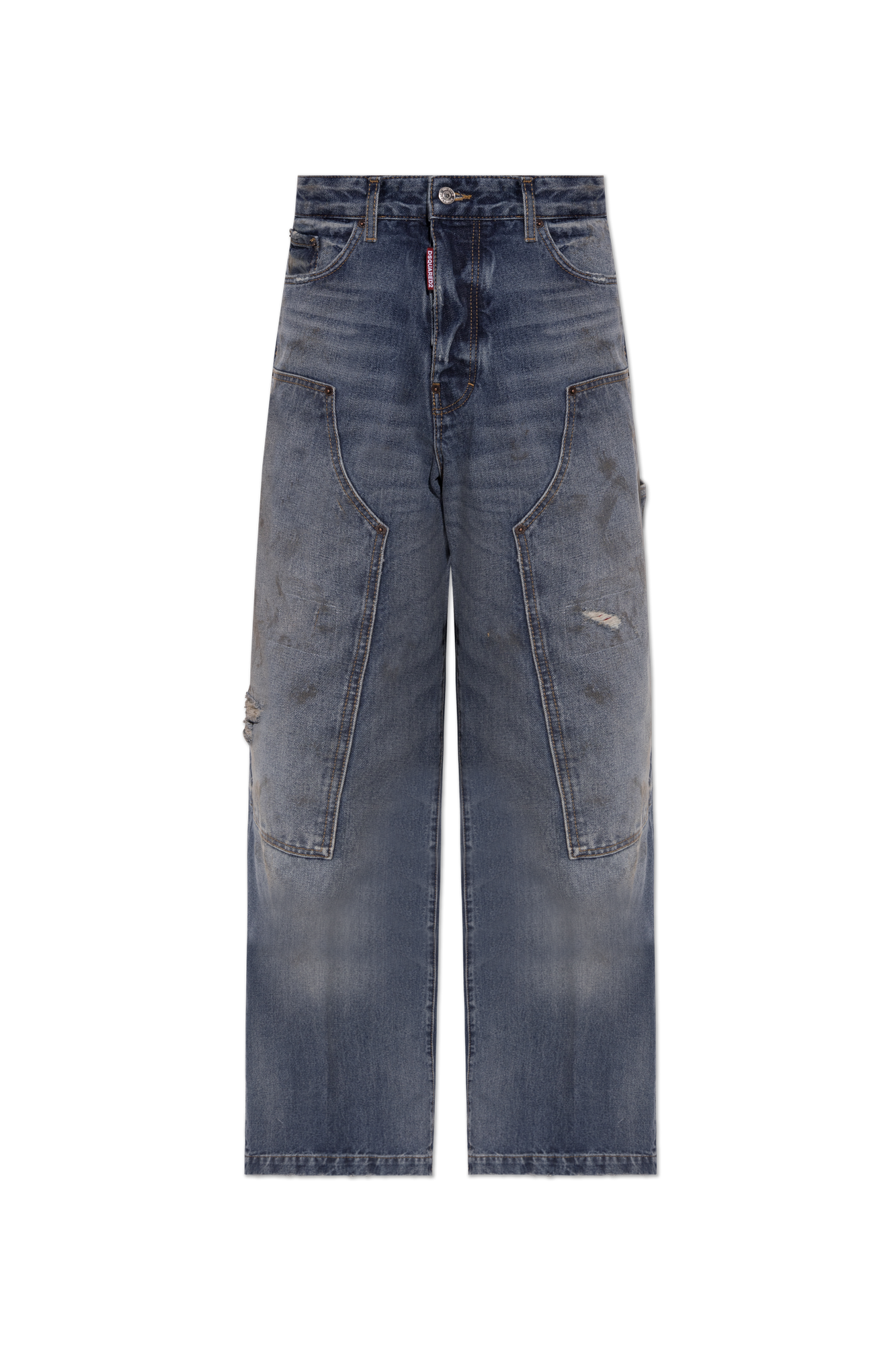 Dsquared2 Jeansy ‘Baggy’, Mężczyźni, Granatowy