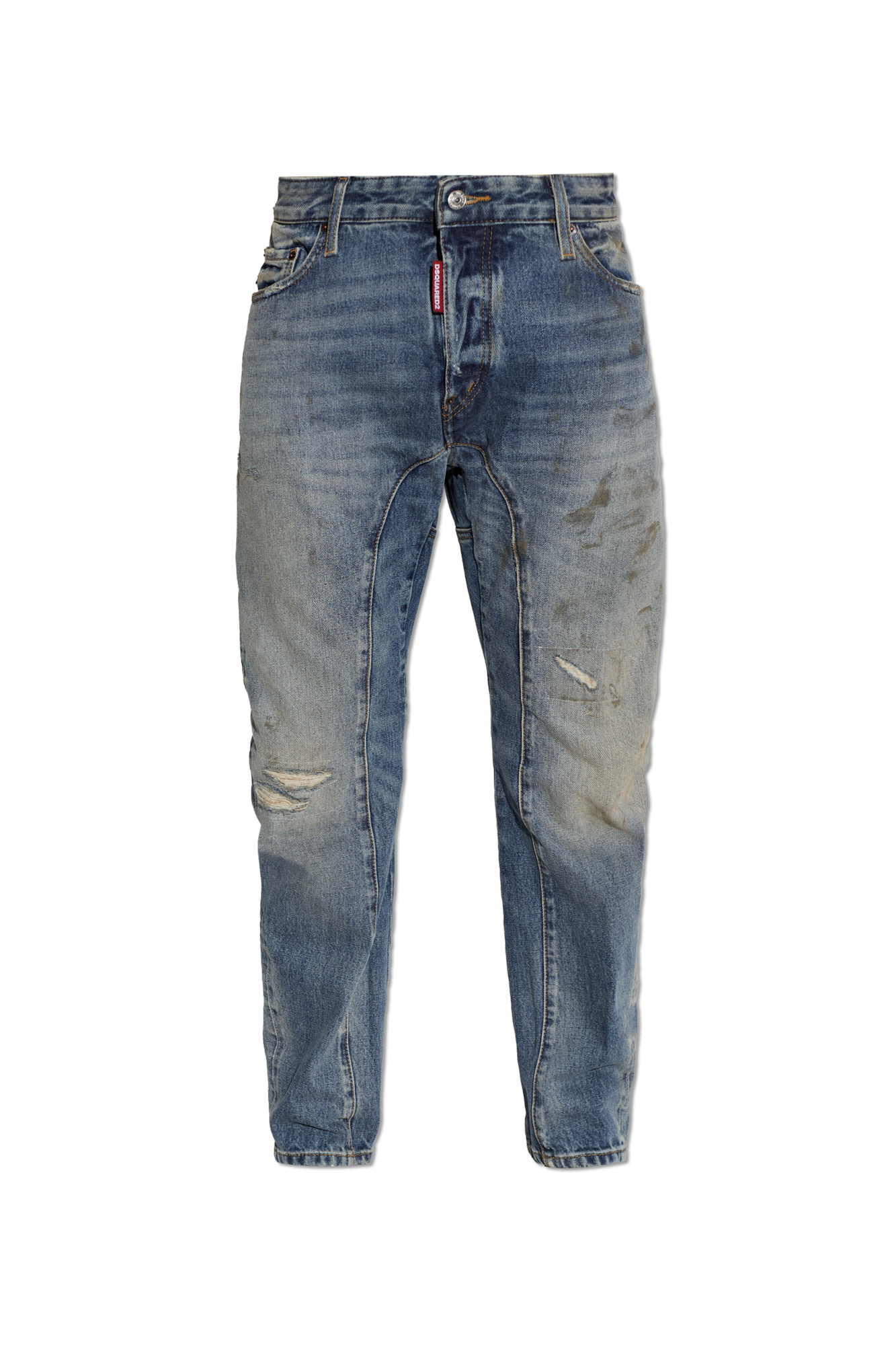 Dsquared2 Jeansy ‘Biker’, Mężczyźni, Granatowy