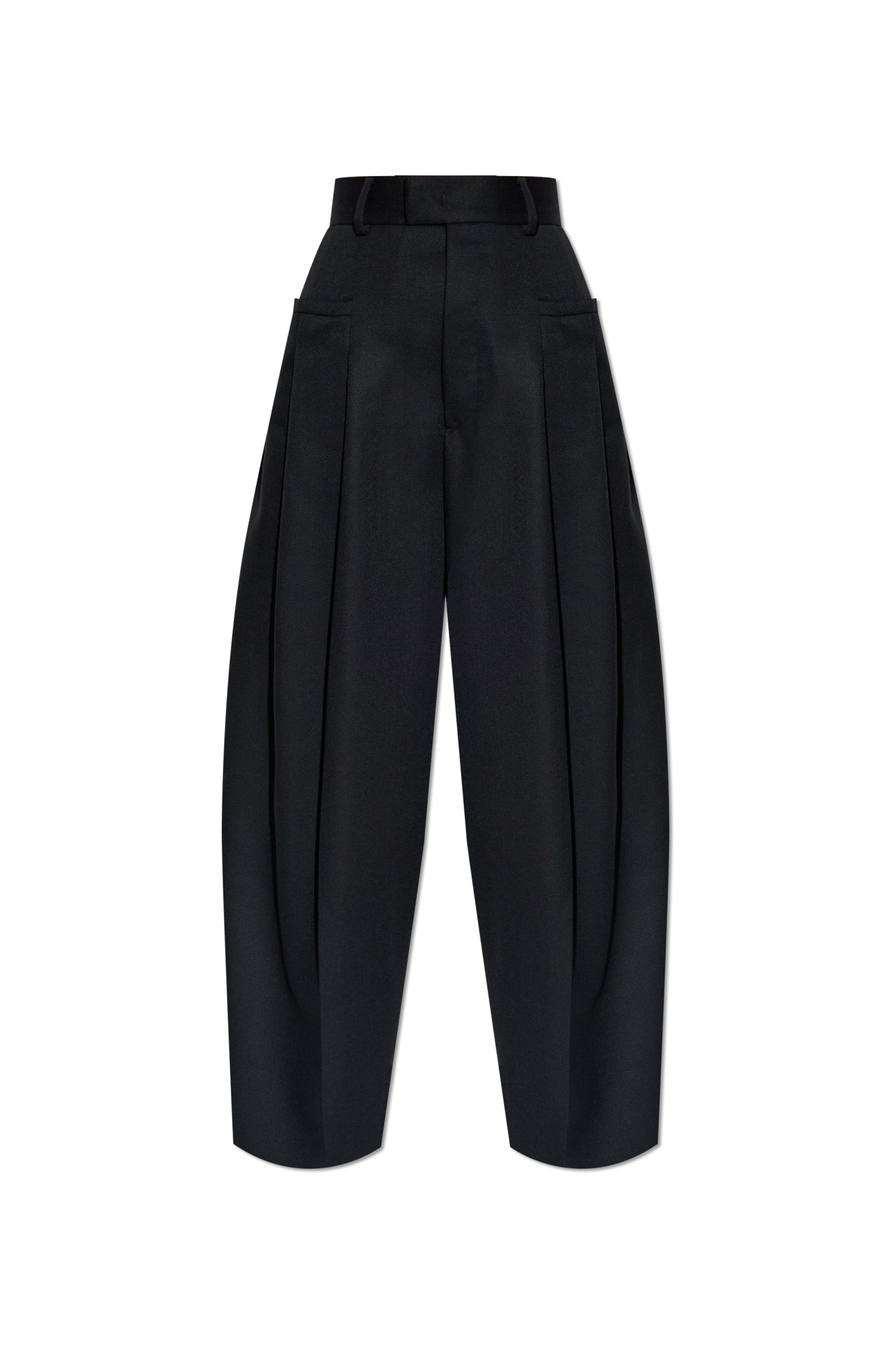 Dsquared2 Wełniane Spodnie, Kobiety, Czarny