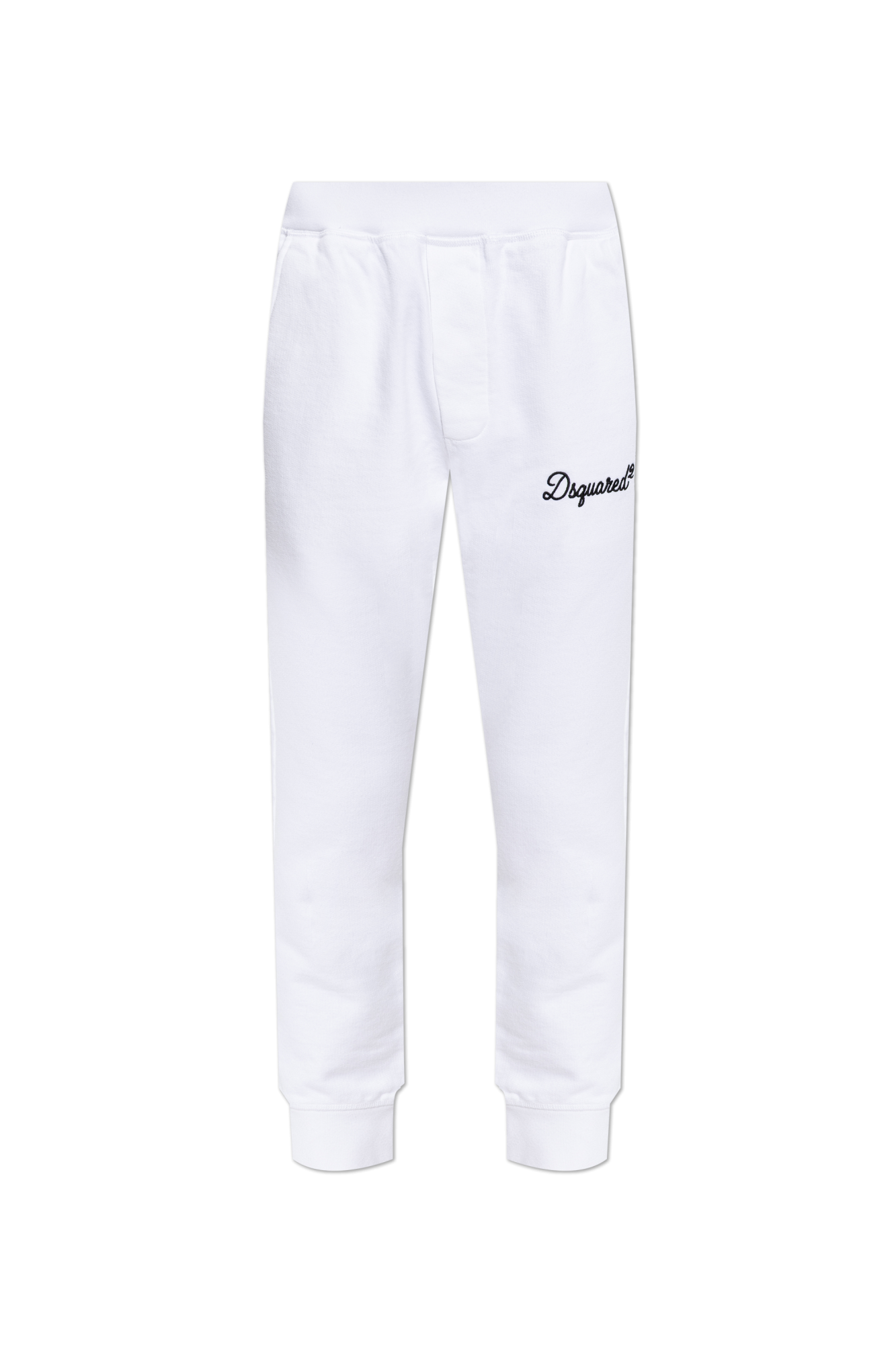 Dsquared2 Spodnie Dresowe Z Wyszytym Logo, Kobiety, Biały