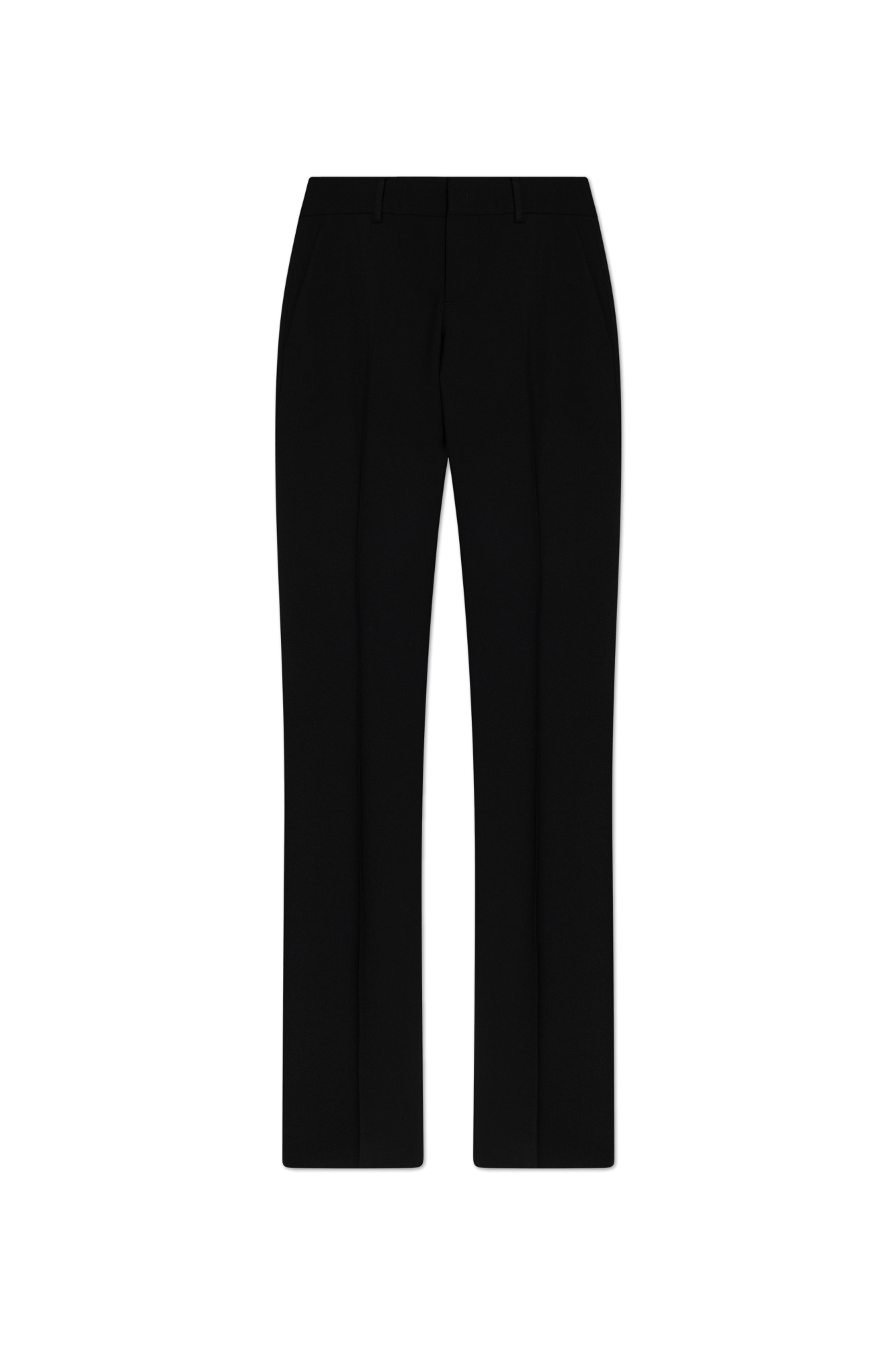 Dsquared2 Wełniane Spodnie, Kobiety, Czarny