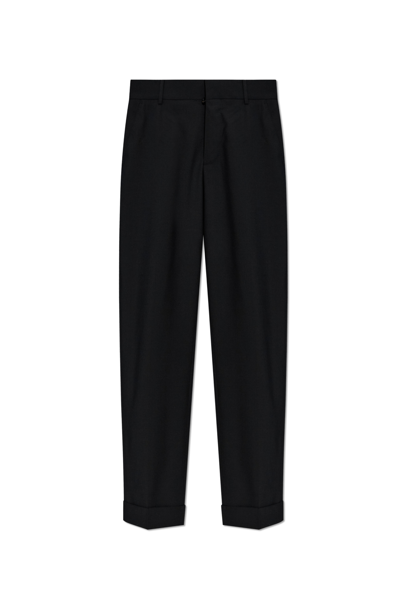 Dsquared2 Spodnie W Kant, Kobiety, Czarny