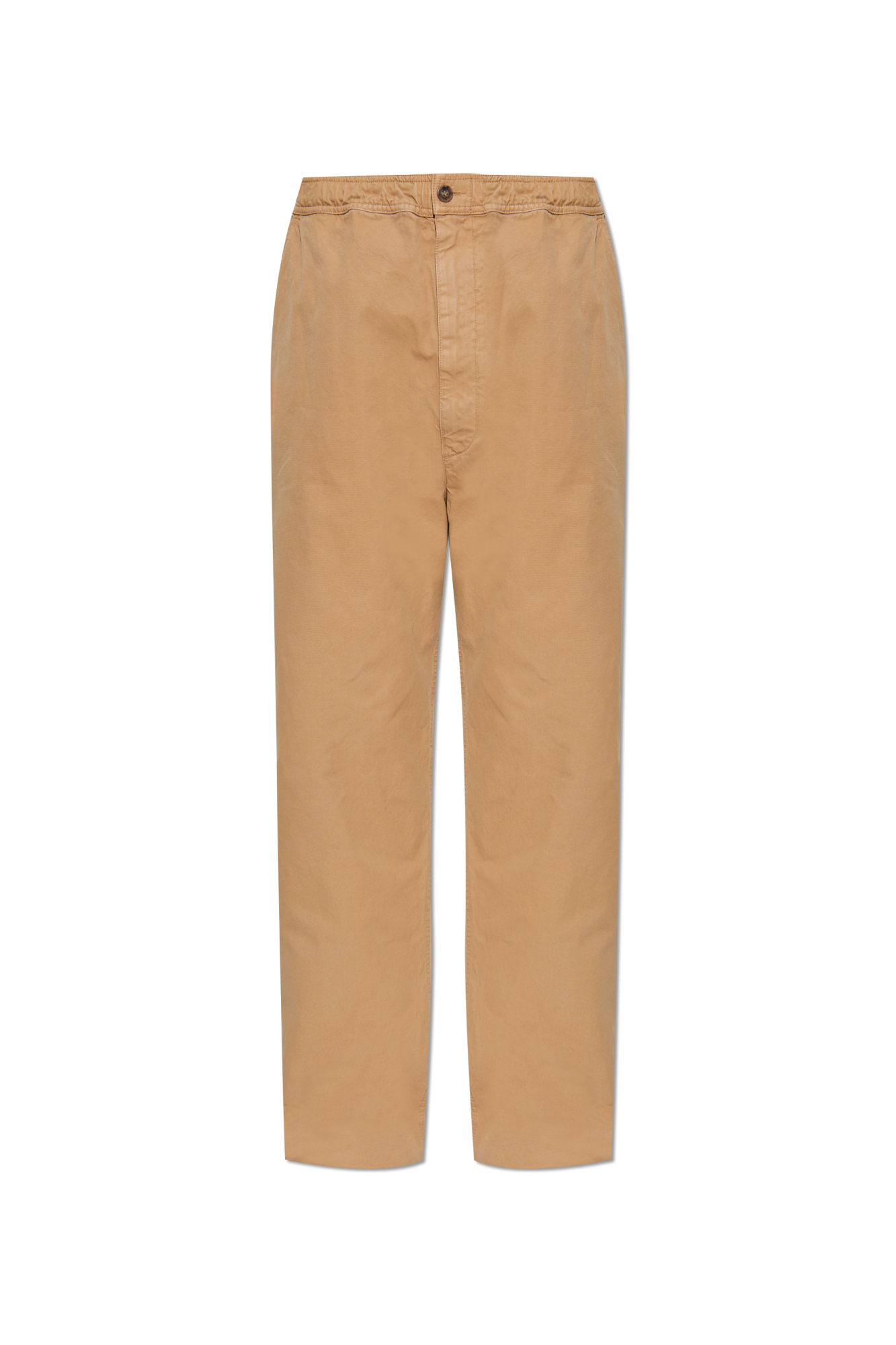 MM6 Maison Margiela Spodnie Z Logo, Mężczyźni, Beżowy