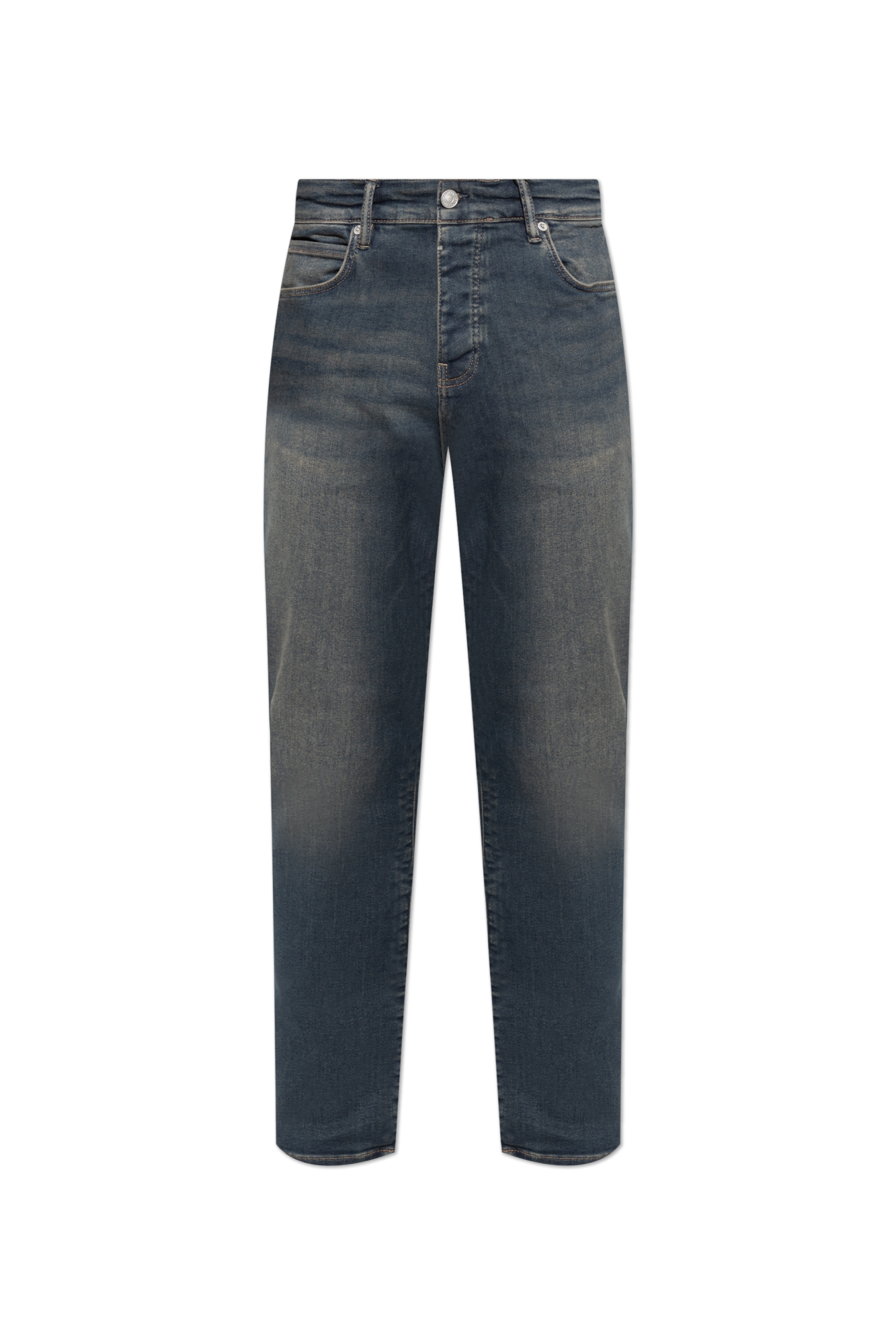 AllSaints Jeansy `Sid` Typu `skinny`, Mężczyźni, Granatowy