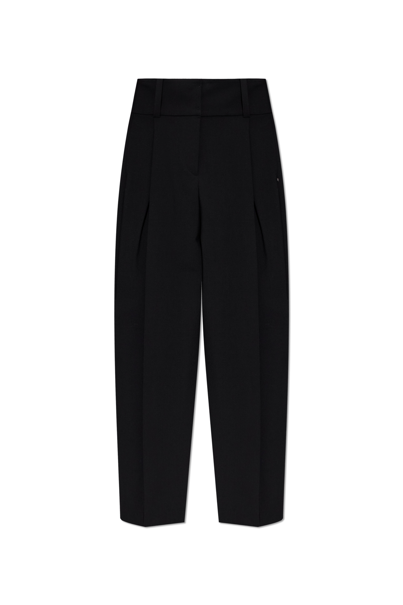 Sportmax Wełniane Spodnie ‘Girino’, Kobiety, Czarny