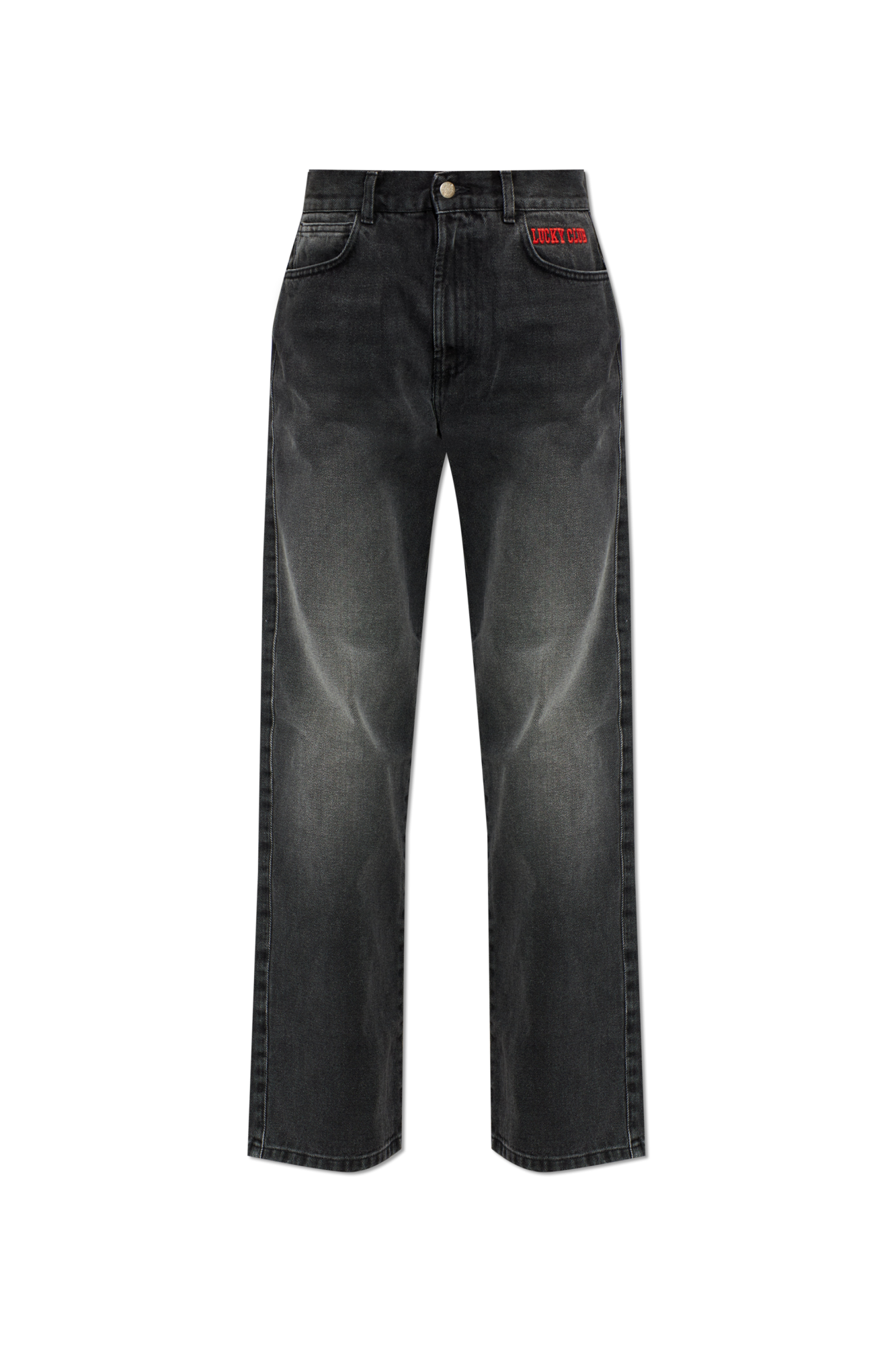 CARNE BOLLENTE Jeansy Z Lekko Zwężanymi Nogawkami, Unisex, Szary