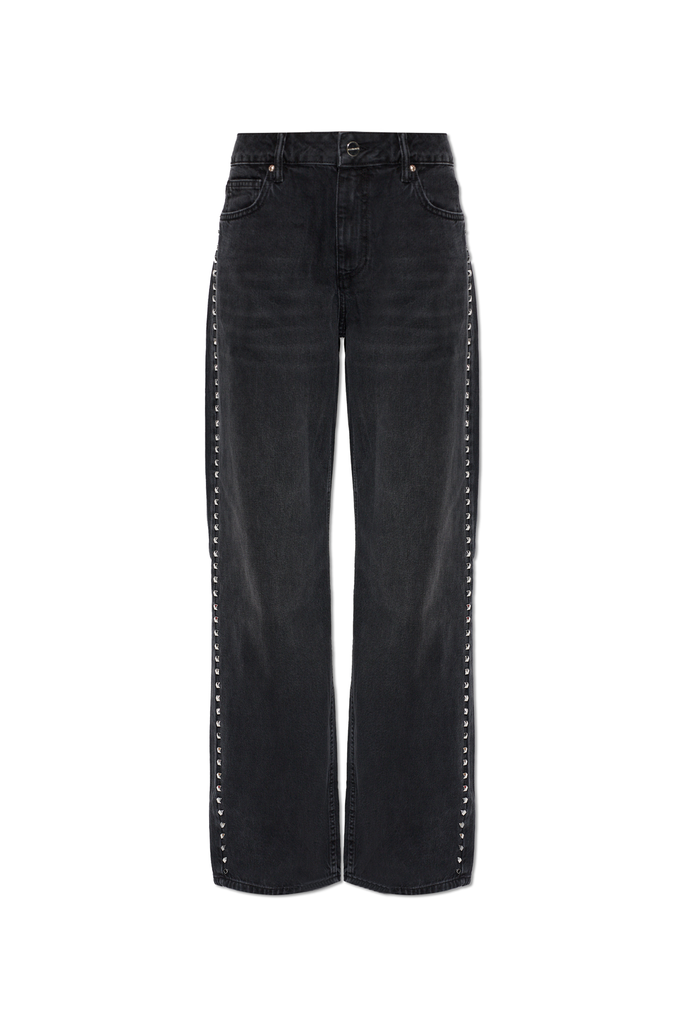 AllSaints Jeansy ‘Sway’ Z Aplikacjami, Kobiety, Czarny