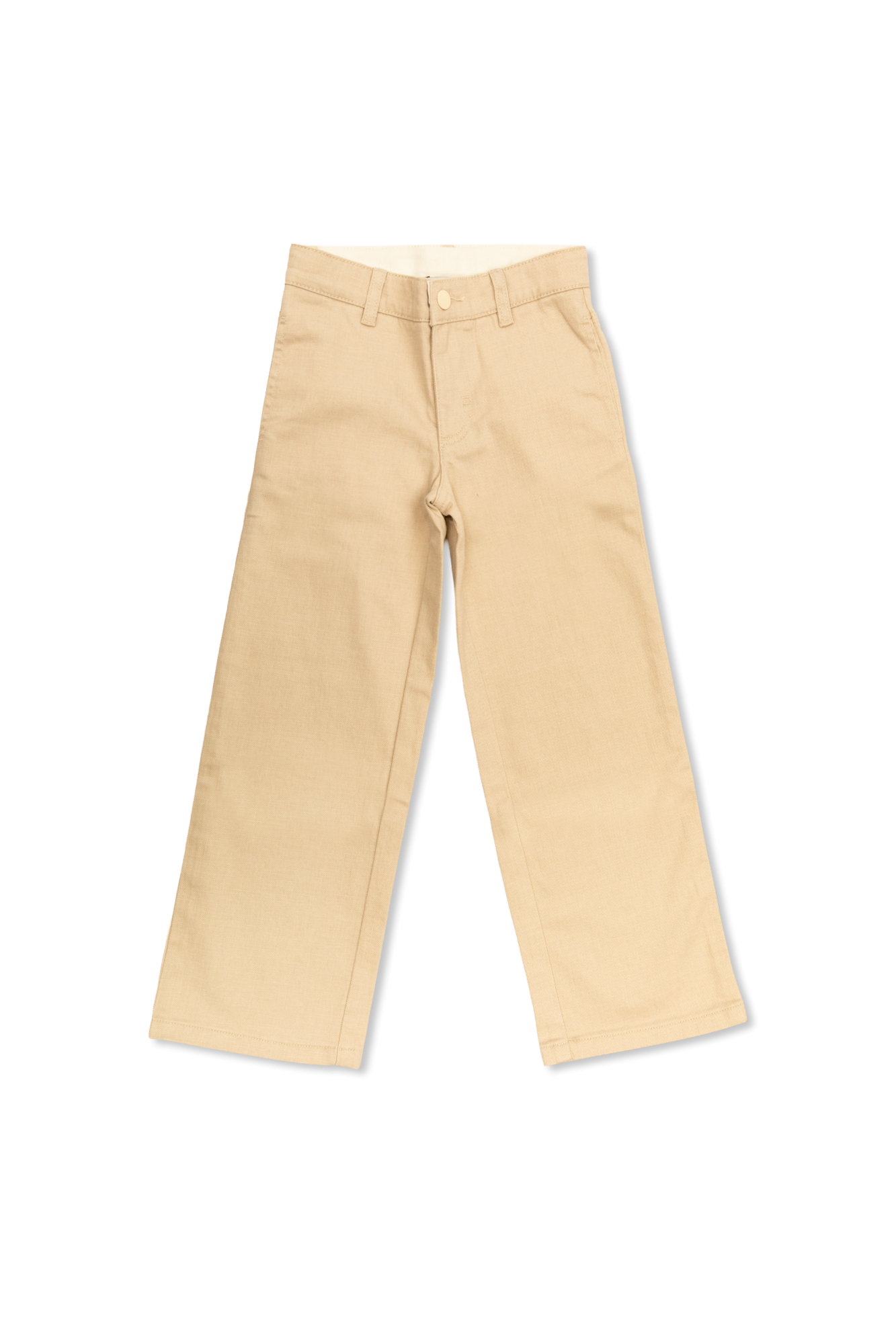 Stella McCartney Kids Jeansy Z Prostymi Nogawkami, Unisex, Beżowy