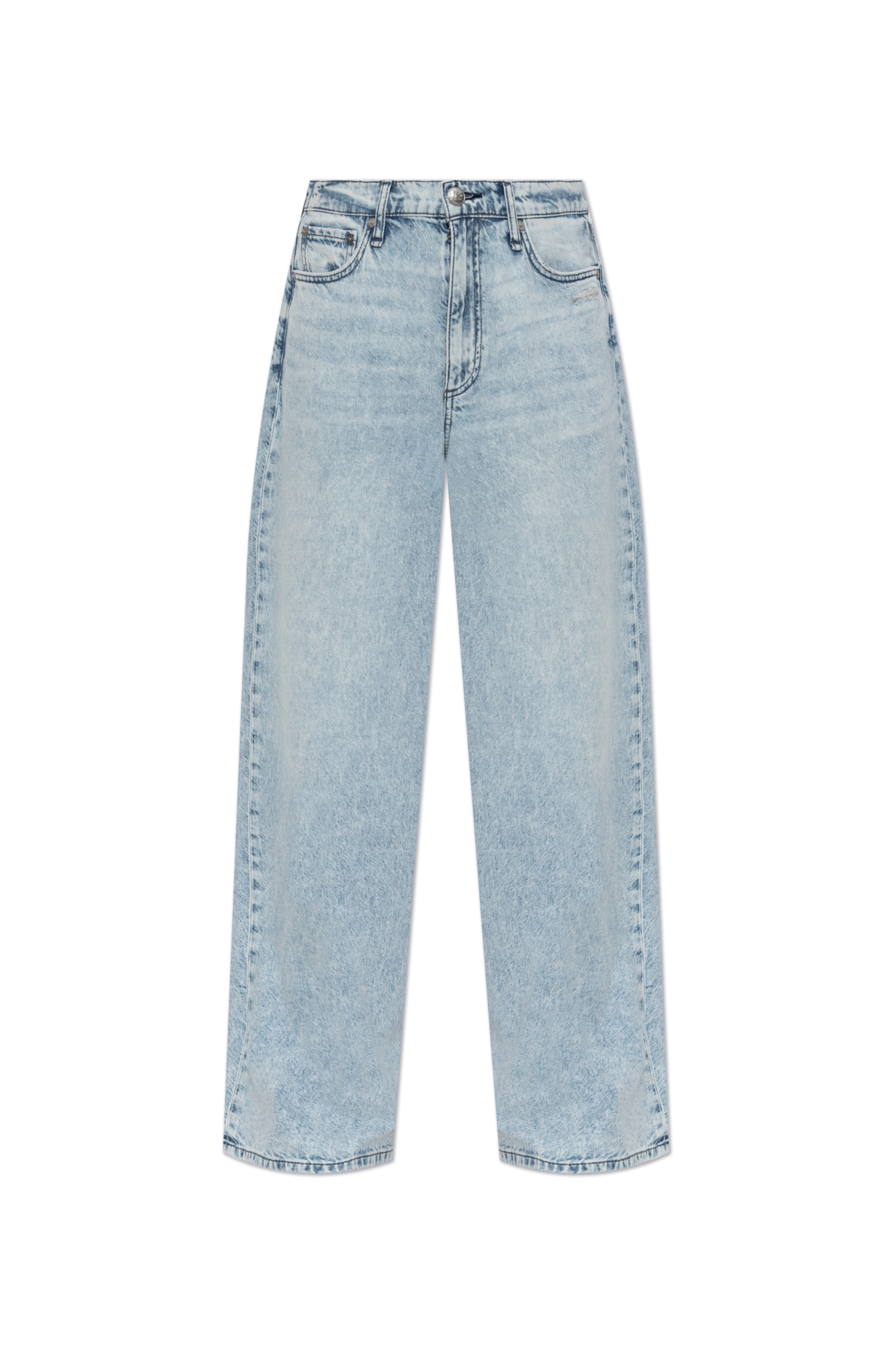 Rag & Bone Jeansy Z Szerokimi Nogawkami  `Featherweight Sofie`, Kobiety, Szary
