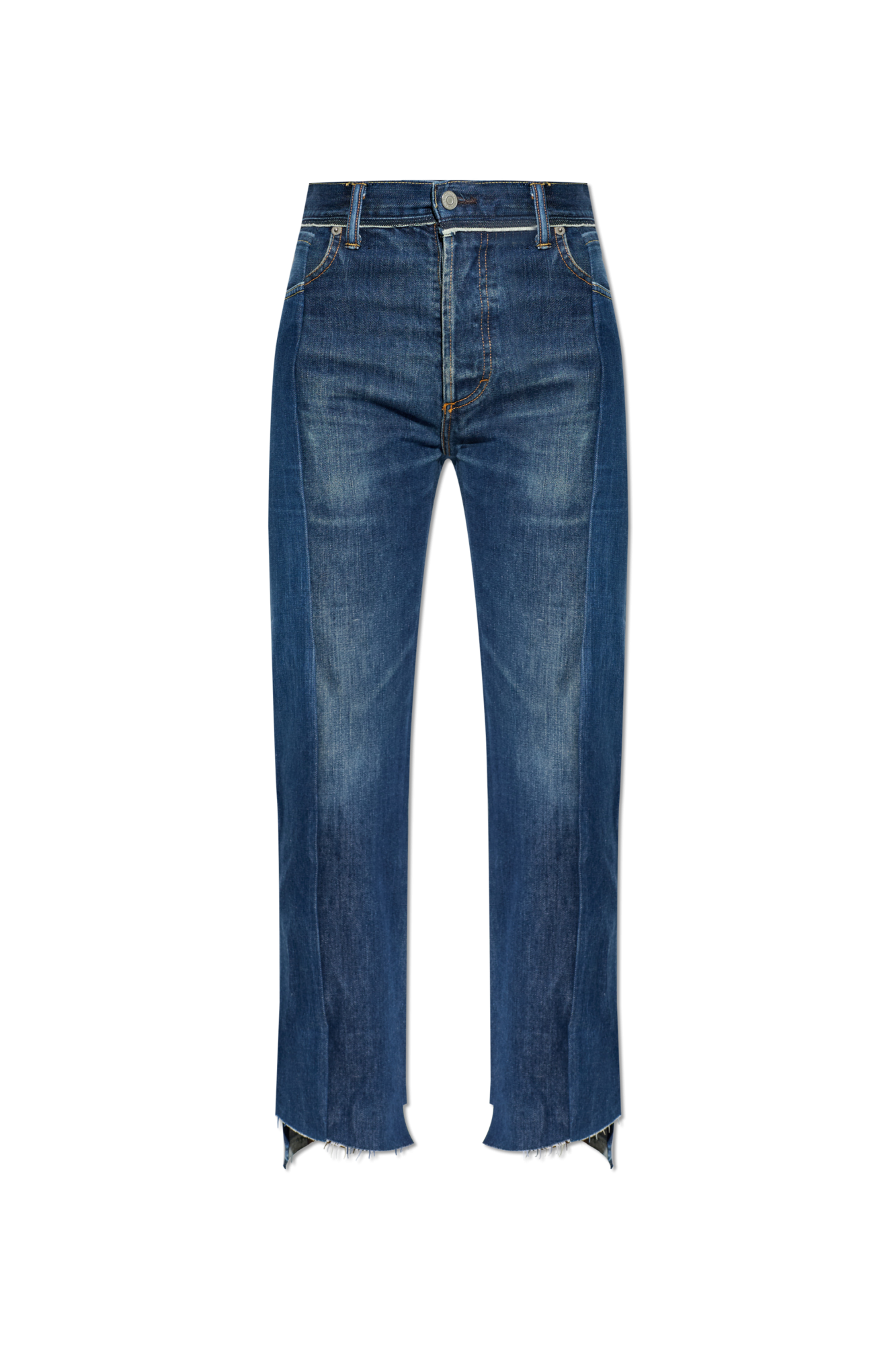 VETEMENTS Jeansy Z Surowym Wykończeniem, Kobiety, Granatowy
