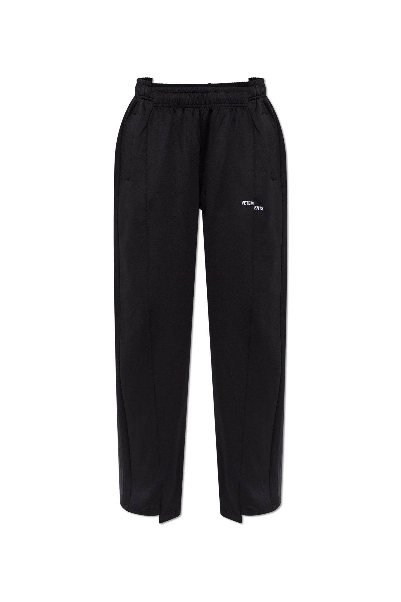 VETEMENTS Spodnie Dresowe Z Logo, Kobiety, Czarny