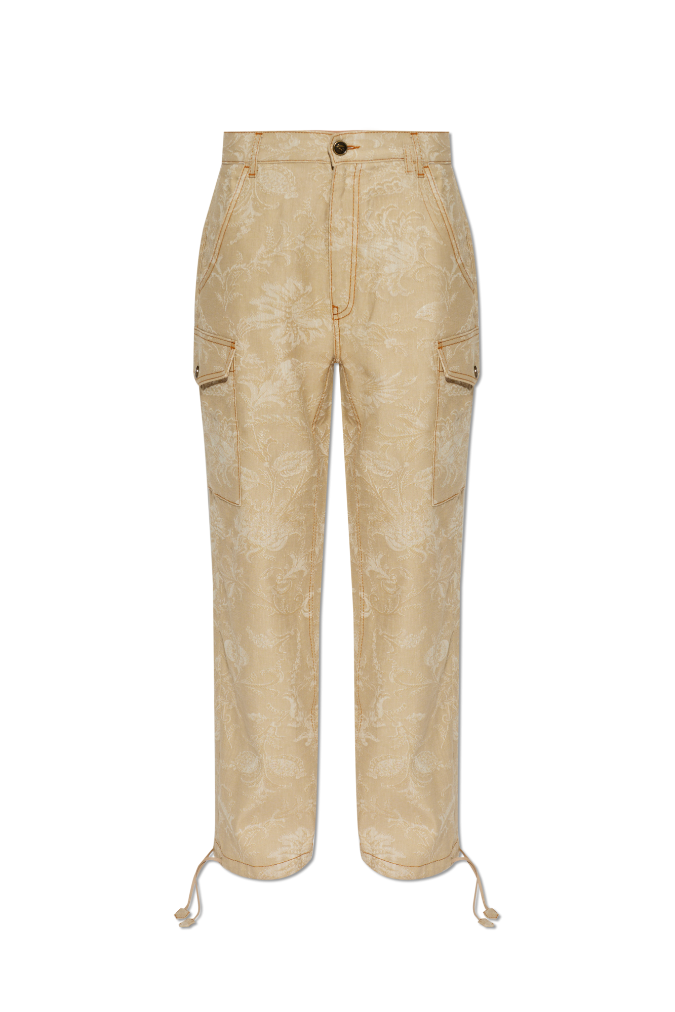 Etro Jeansy Typu ‘Cargo’, Kobiety, Beżowy