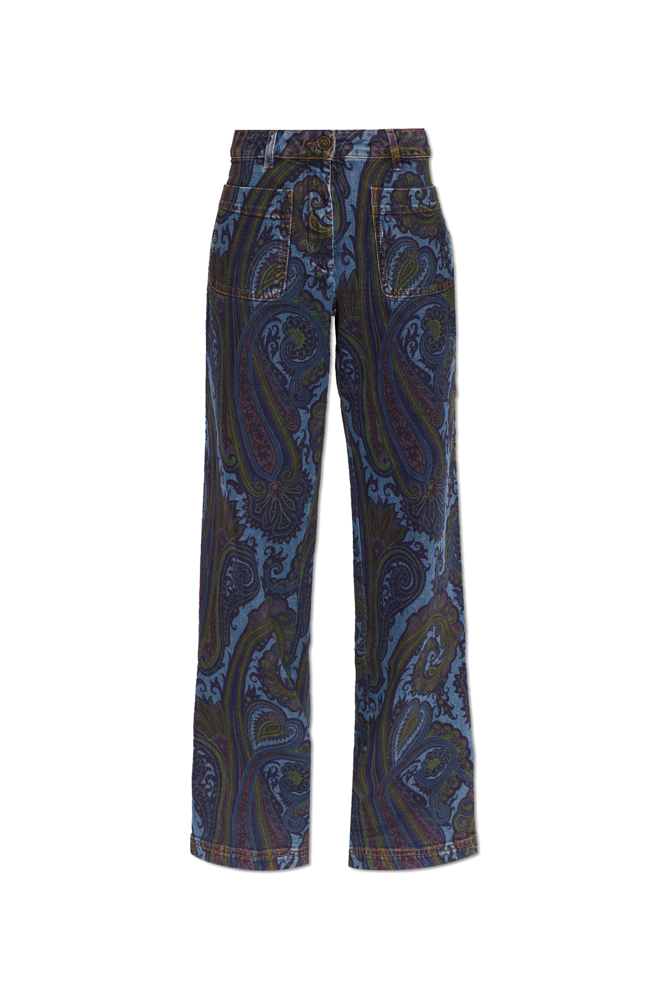 Etro Jeansowe Spodnie, Kobiety, Multikolor