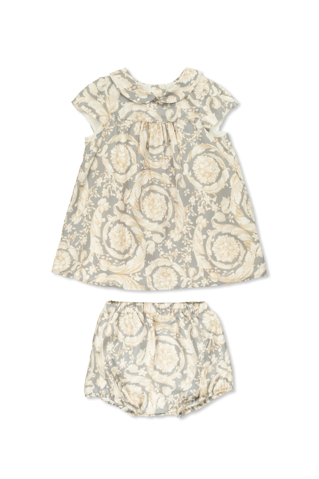 Versace Kids Komplet: Sukienka I Szorty, Unisex, Kremowy