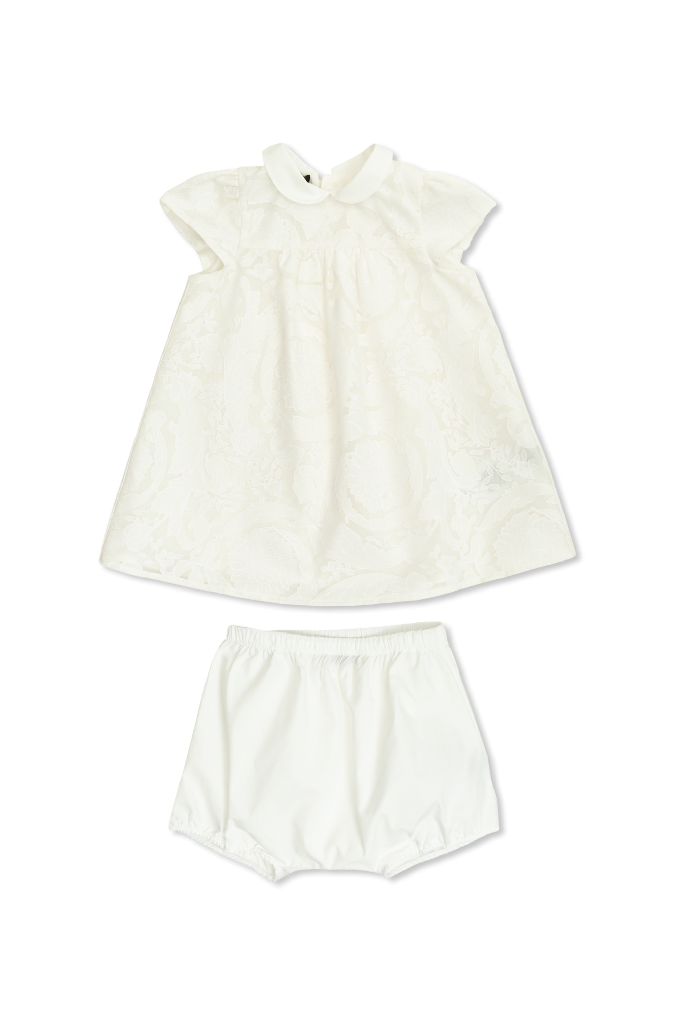 Versace Kids Sukienka Z Motywem Kwiatowym, Unisex, Biały