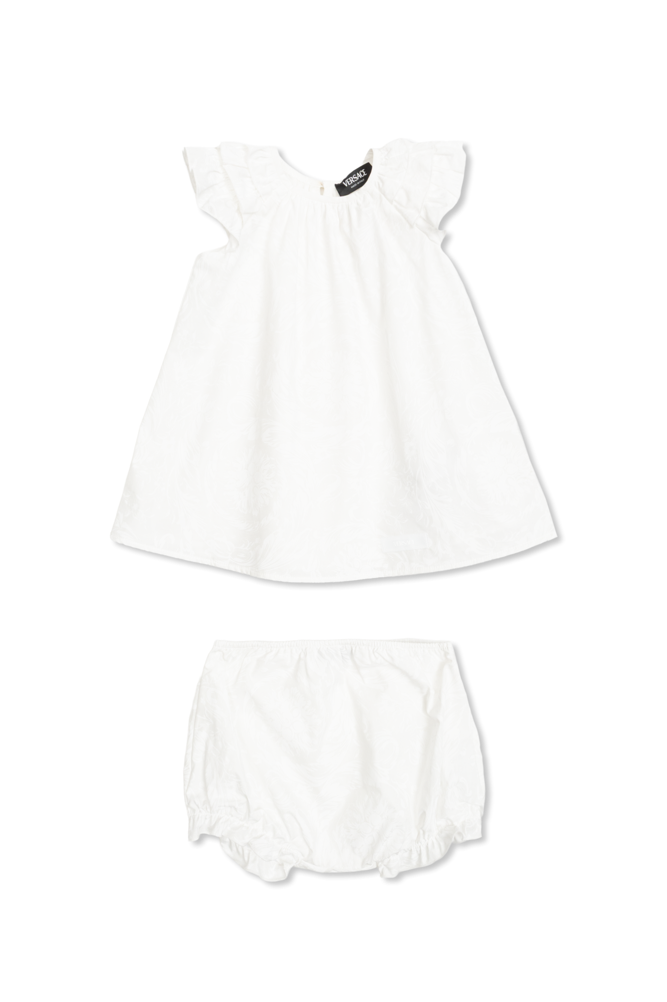 Versace Kids Komplet: Sukienka I Bloomersy, Unisex, Biały