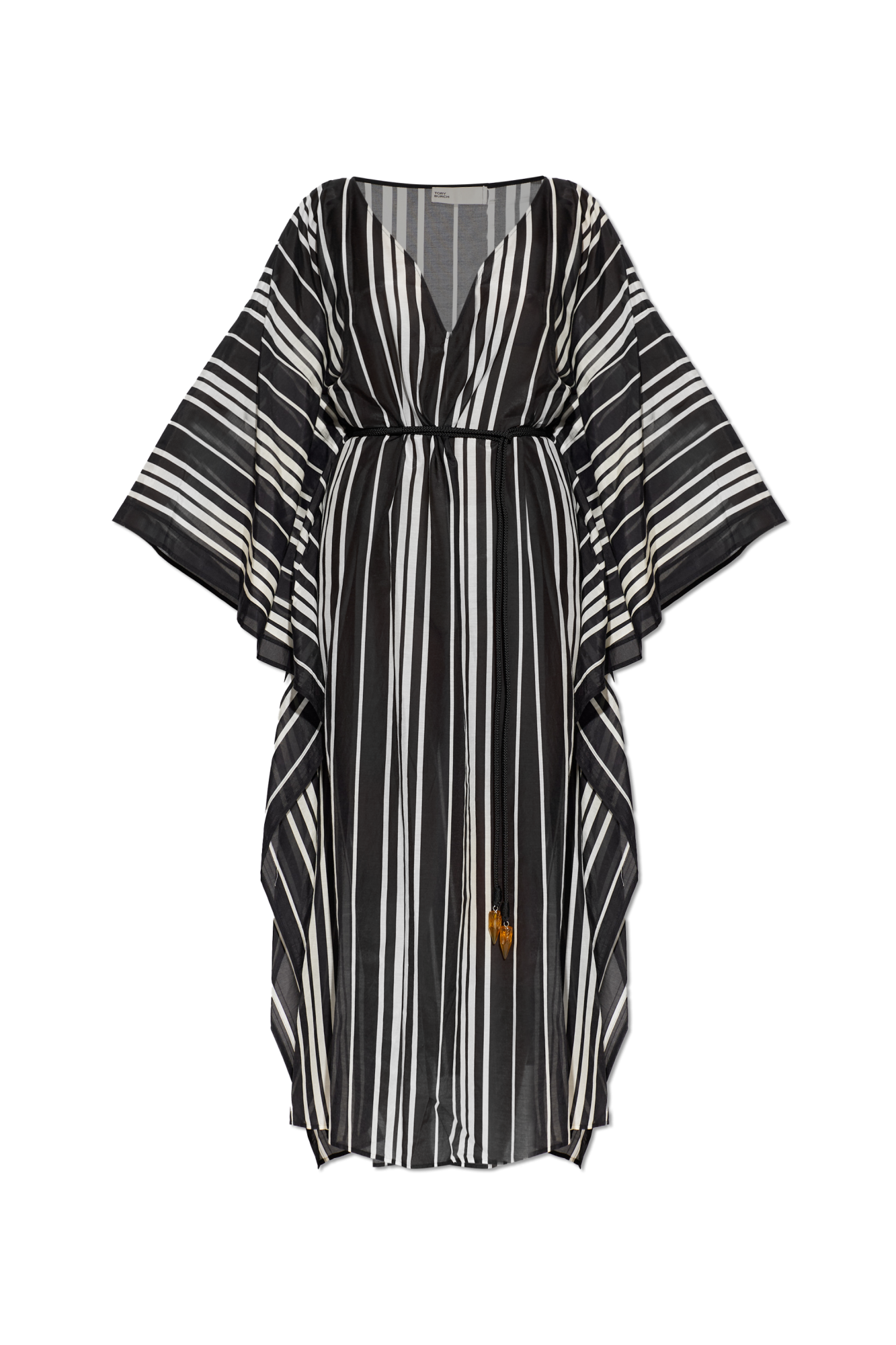 Tory Burch Sukienka W Prążki, Kobiety, Czarny