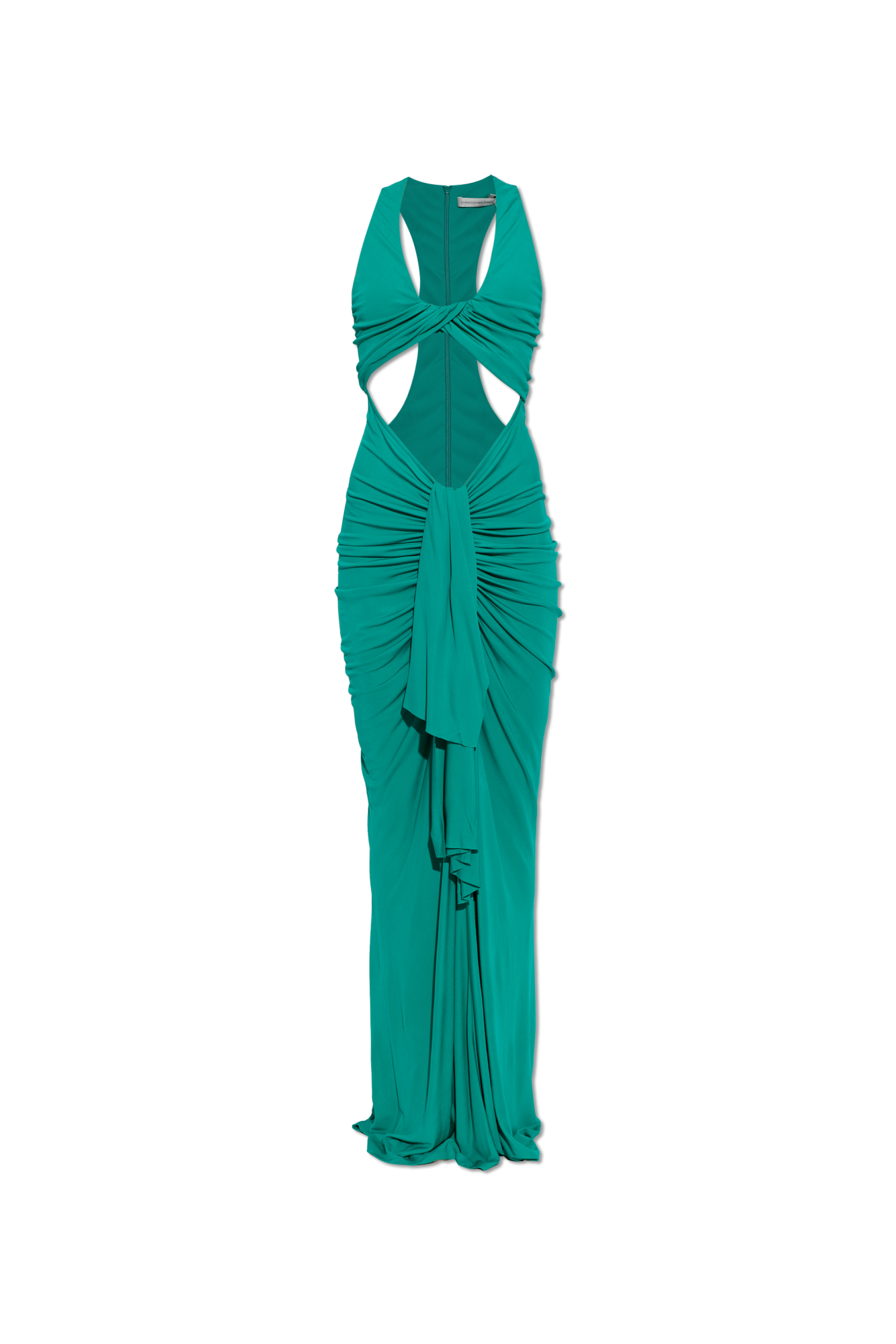 Christopher Esber Sukienka ‘Vivenda Drape Front’, Kobiety, Zielony